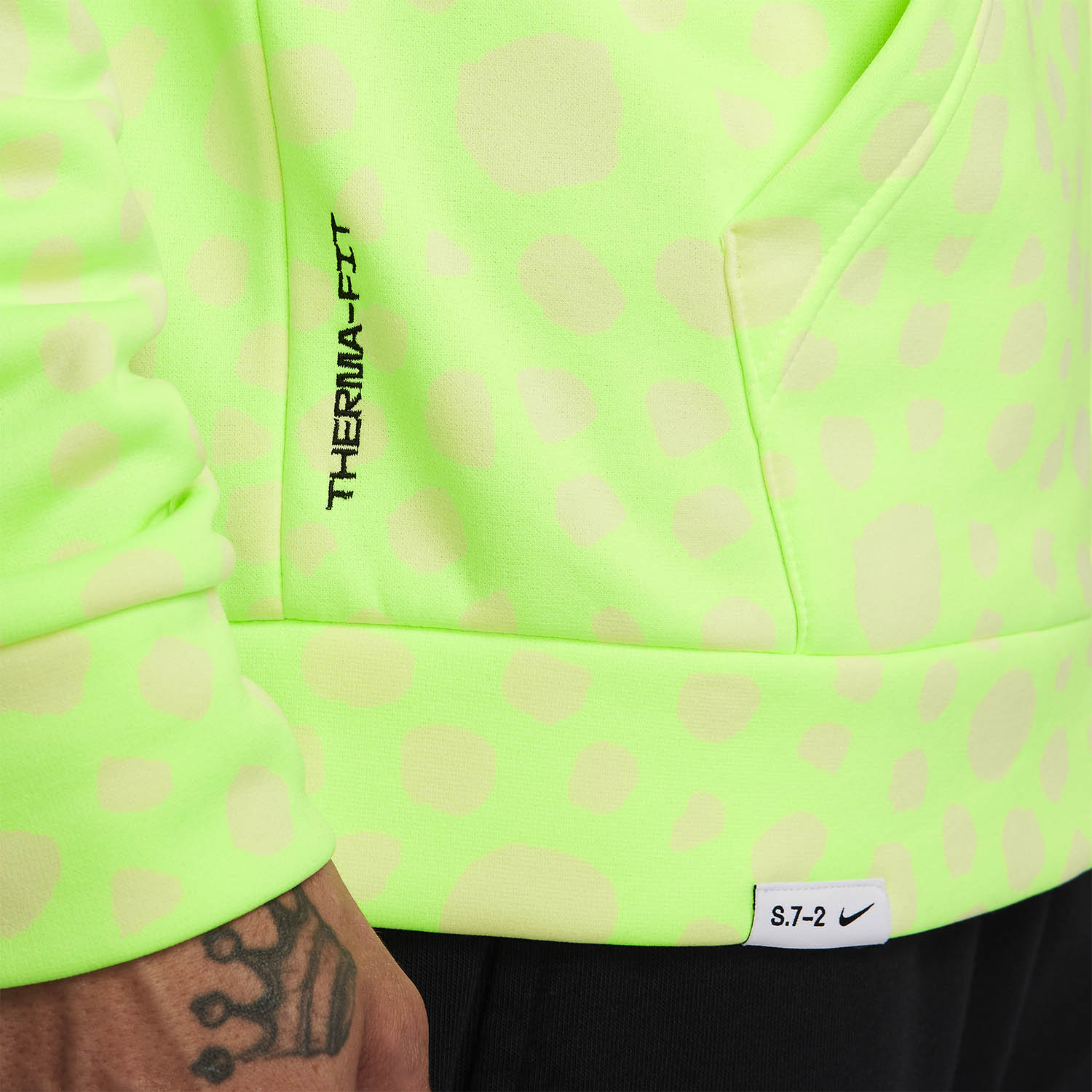 Nike Therma-FIT Studio 72 Sudadera - Lime Blast/Luminous Green/White