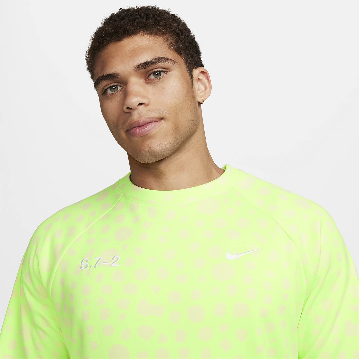 Nike Therma-FIT Printed Studio 72 Sudadera - Lime Blast/White