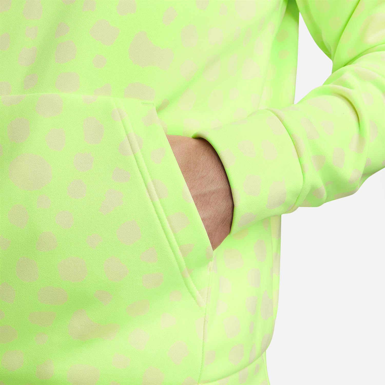 Nike Therma-FIT Printed Studio 72 Sudadera - Lime Blast/White