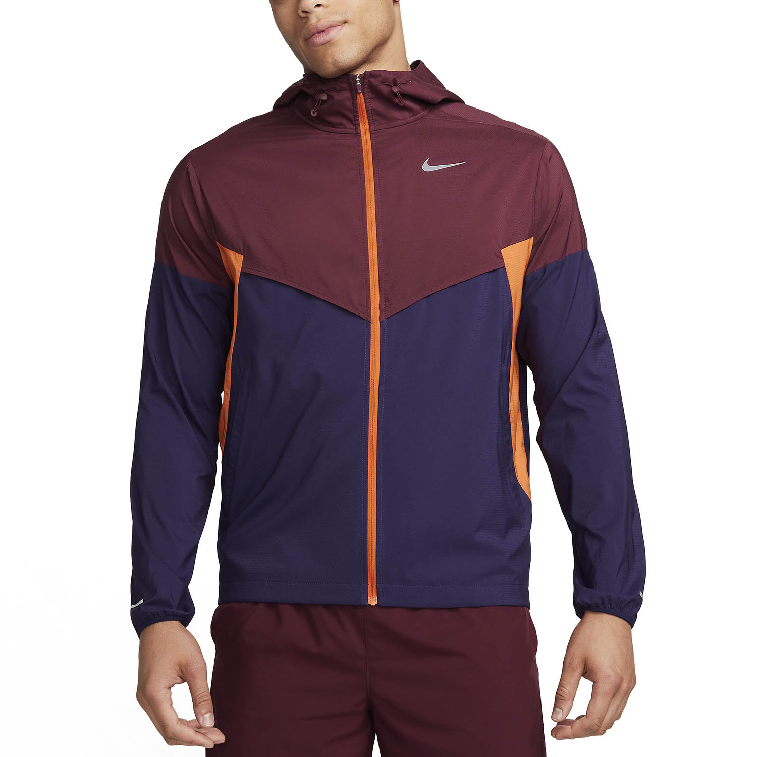 Nike Windrunner Men's Running Jacket - Night Maroon/Purple Ink/