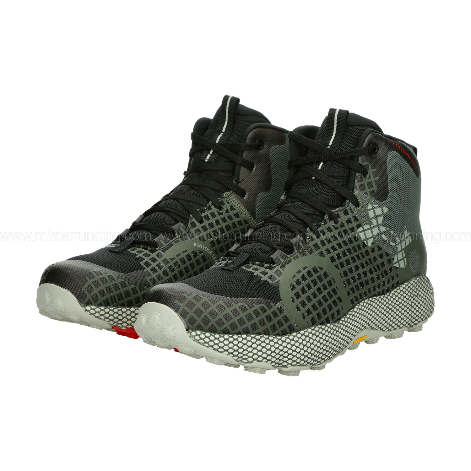 Under Armour HOVR DS Ridge Trek WP - Black/Colorado Sage/Grove Green