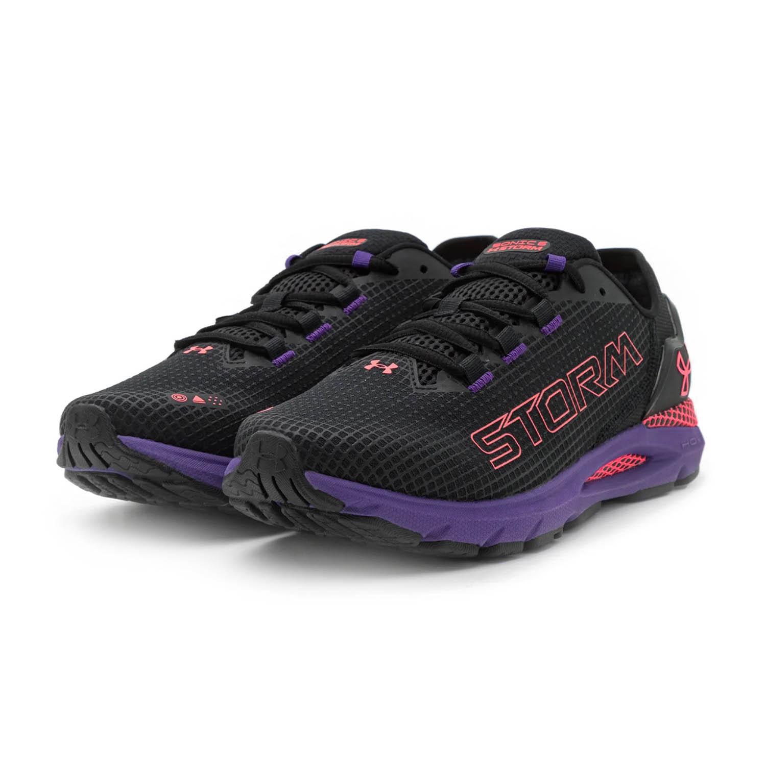 Under Armour HOVR Sonic 6 Storm - Black/Metro Purple