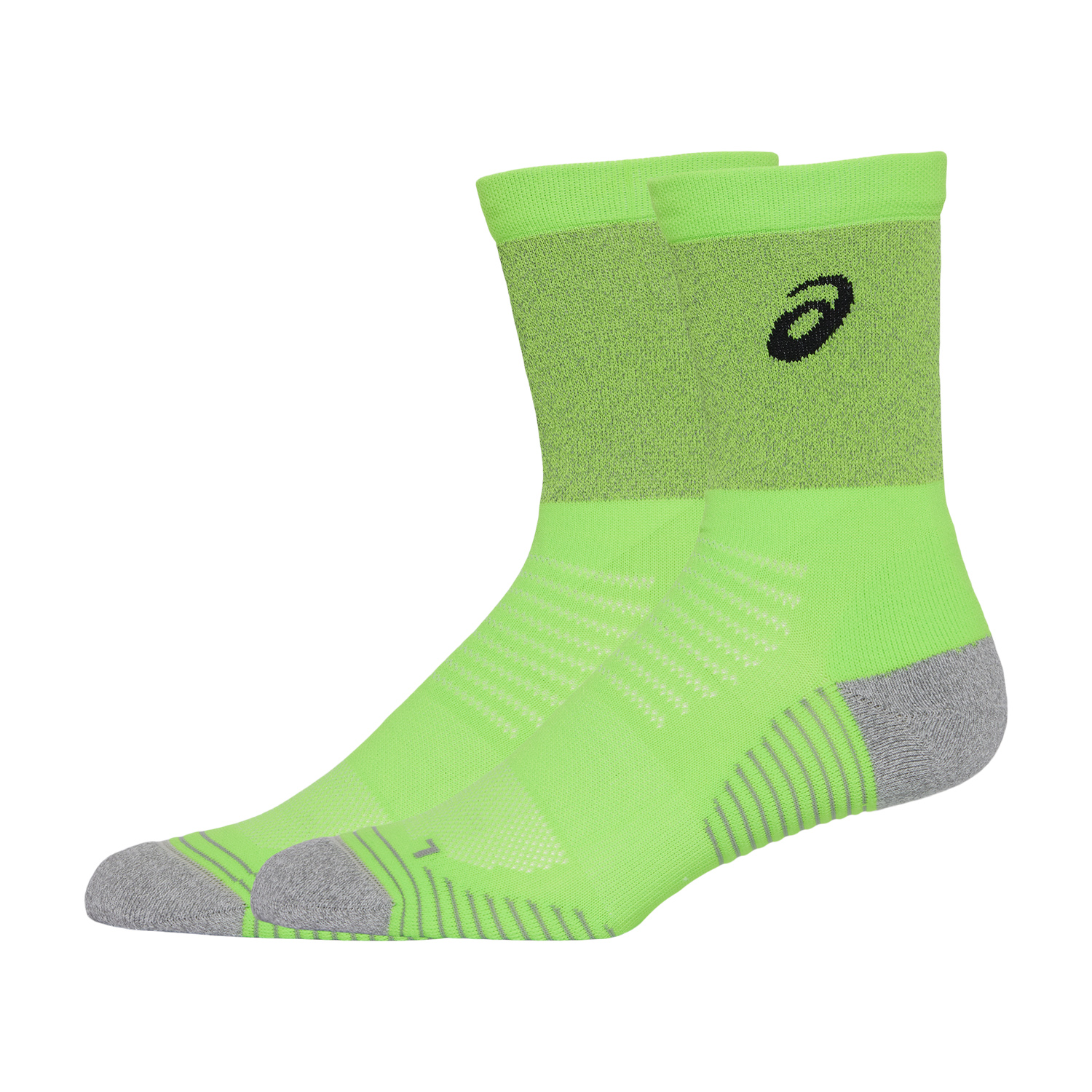 Asics Lightweight Lite Show Run Crew Socks - Lime Burst