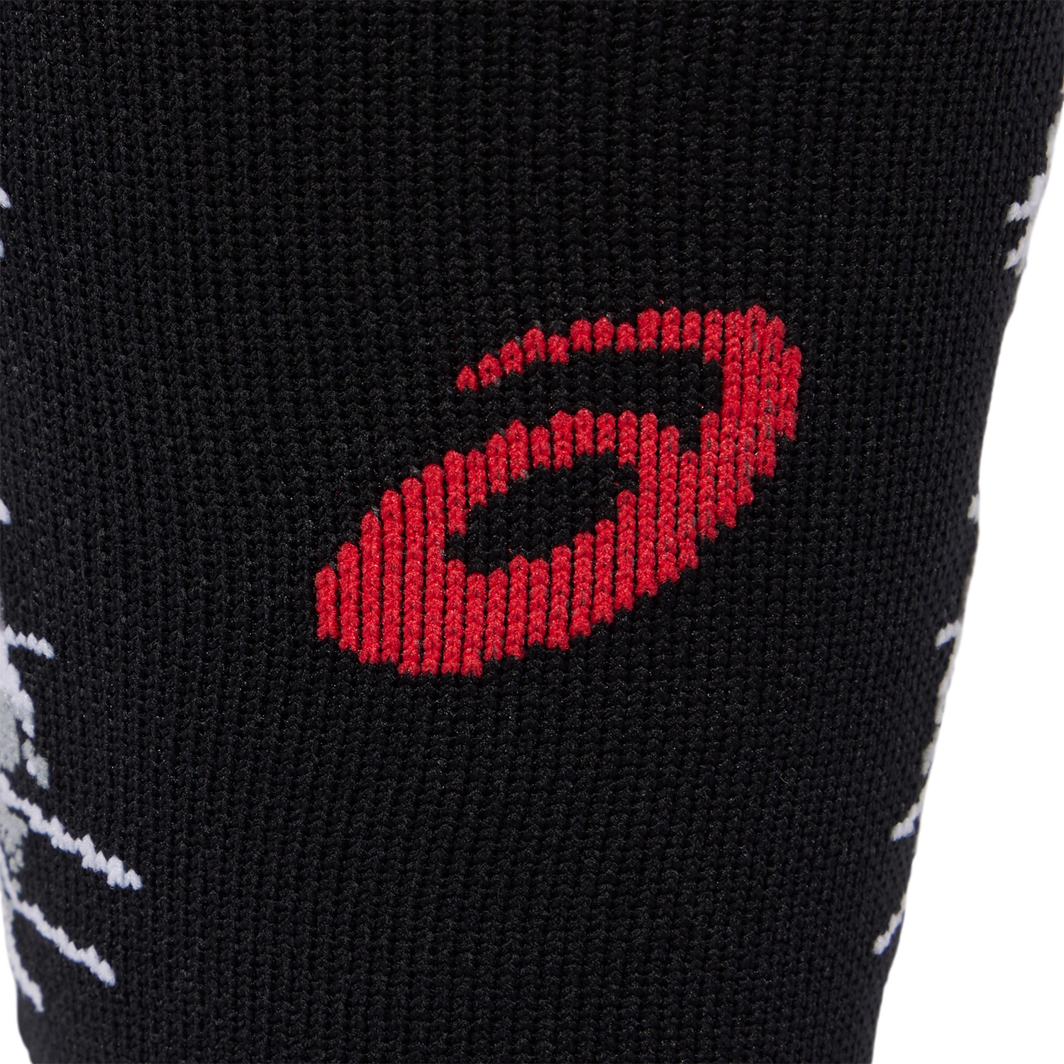 Asics Performance Cushioned Socks - Performance Black/Sunrise Red