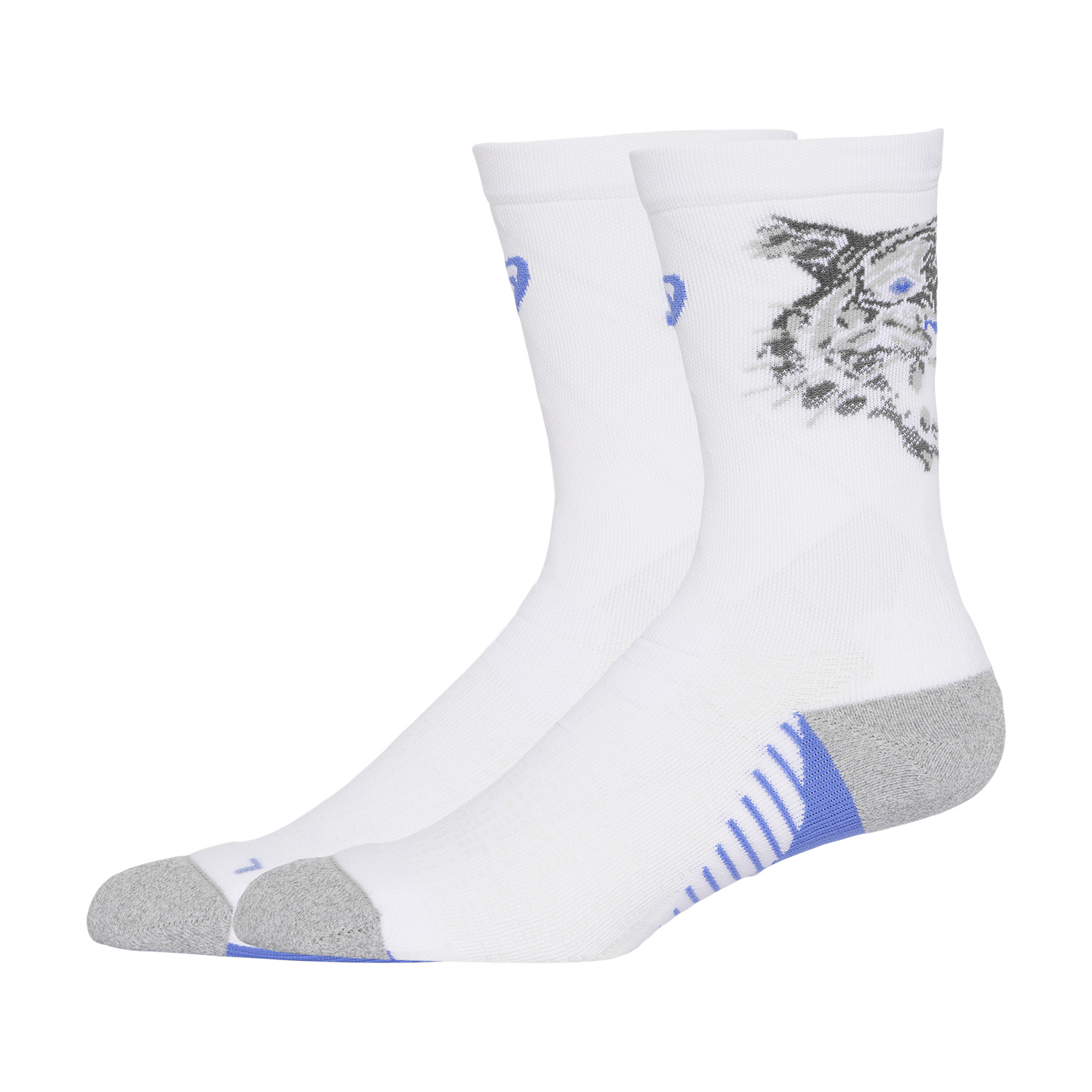 Asics Performance Cushioned Socks - Brilliant White/Sapphire