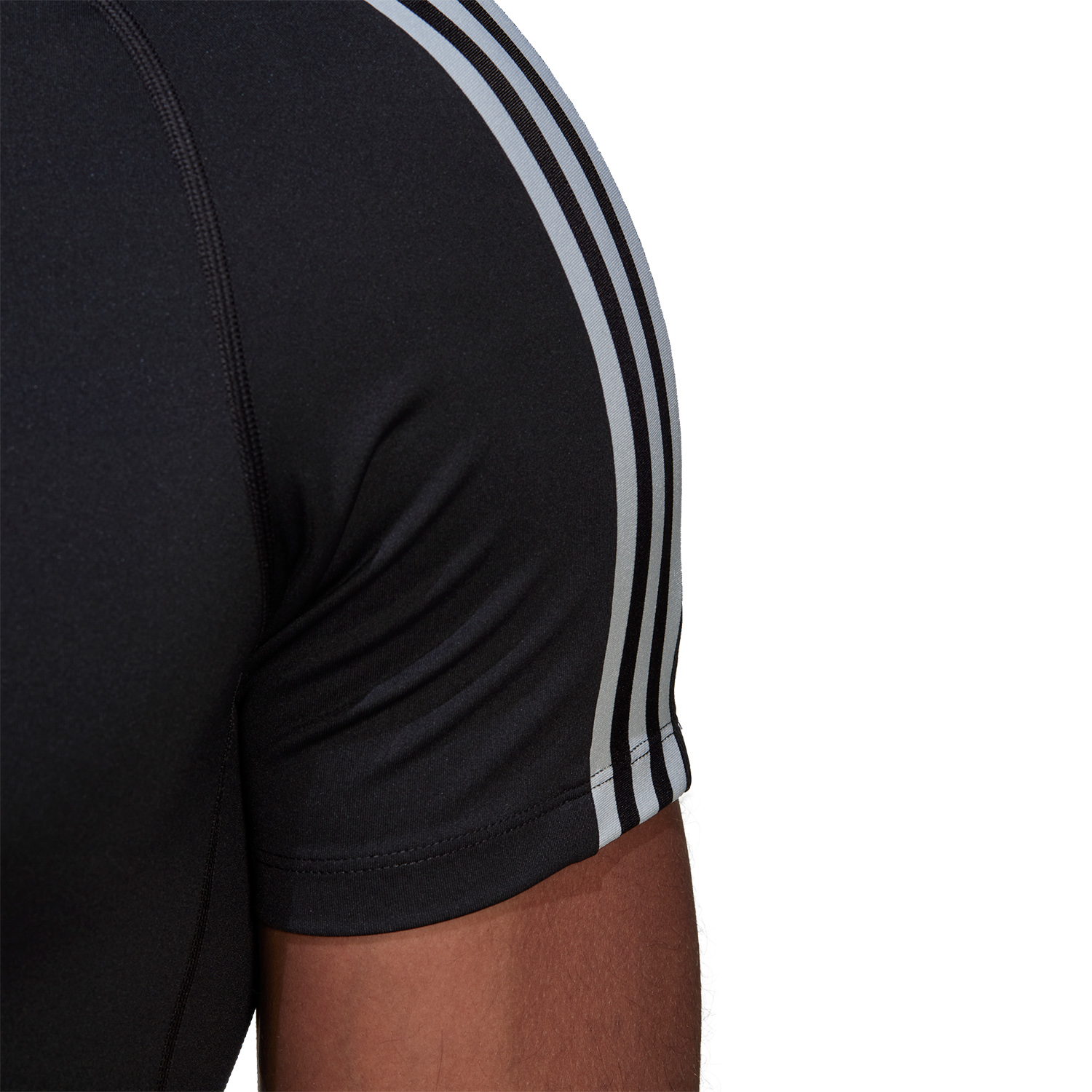 adidas 3 Stripes AEROREADY T-Shirt - Black