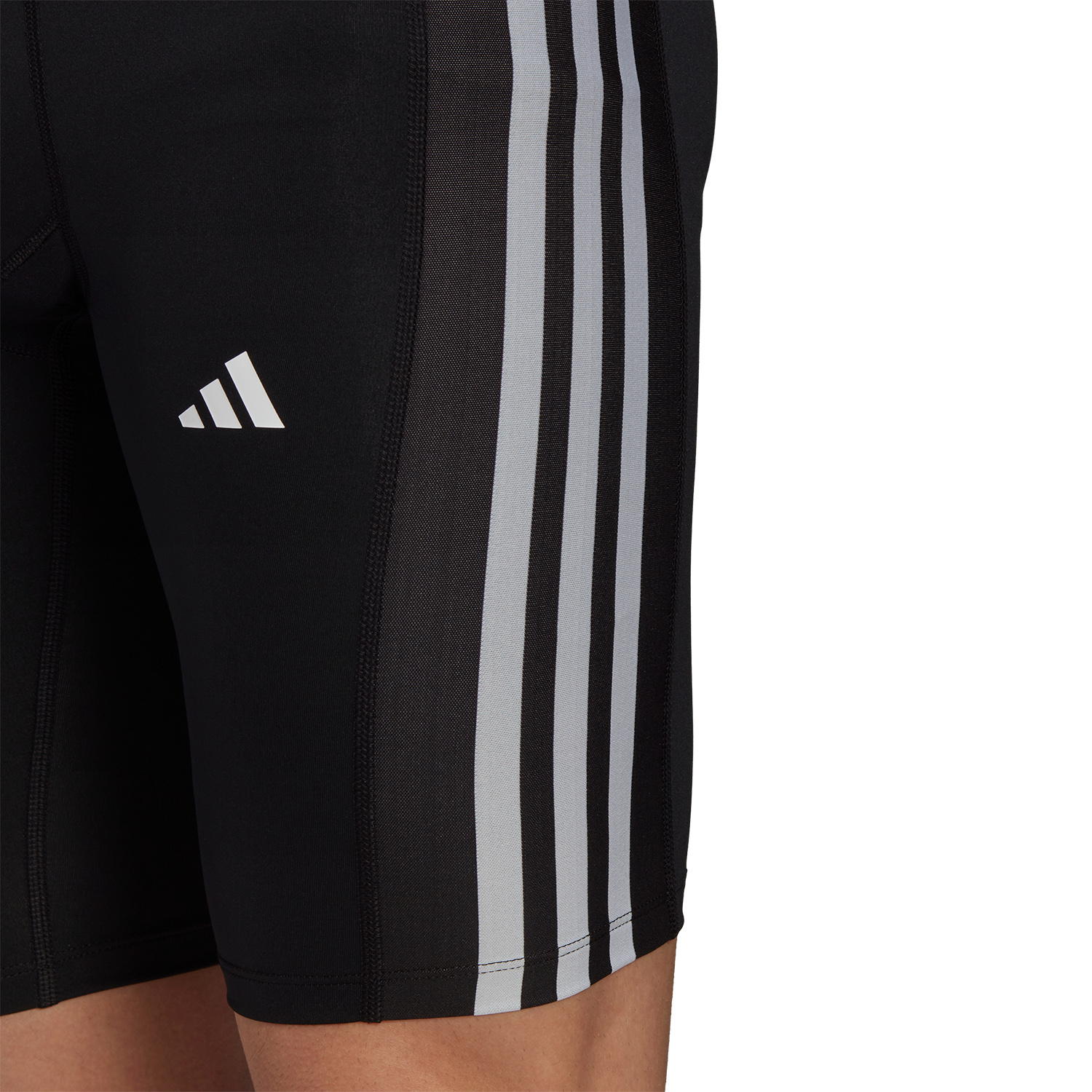 adidas 3 Stripes Short Tights - Black