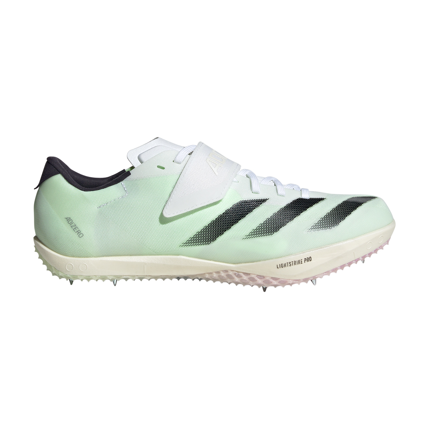 adidas adizero High Jump - Cloud White/Core Black/Green Spark