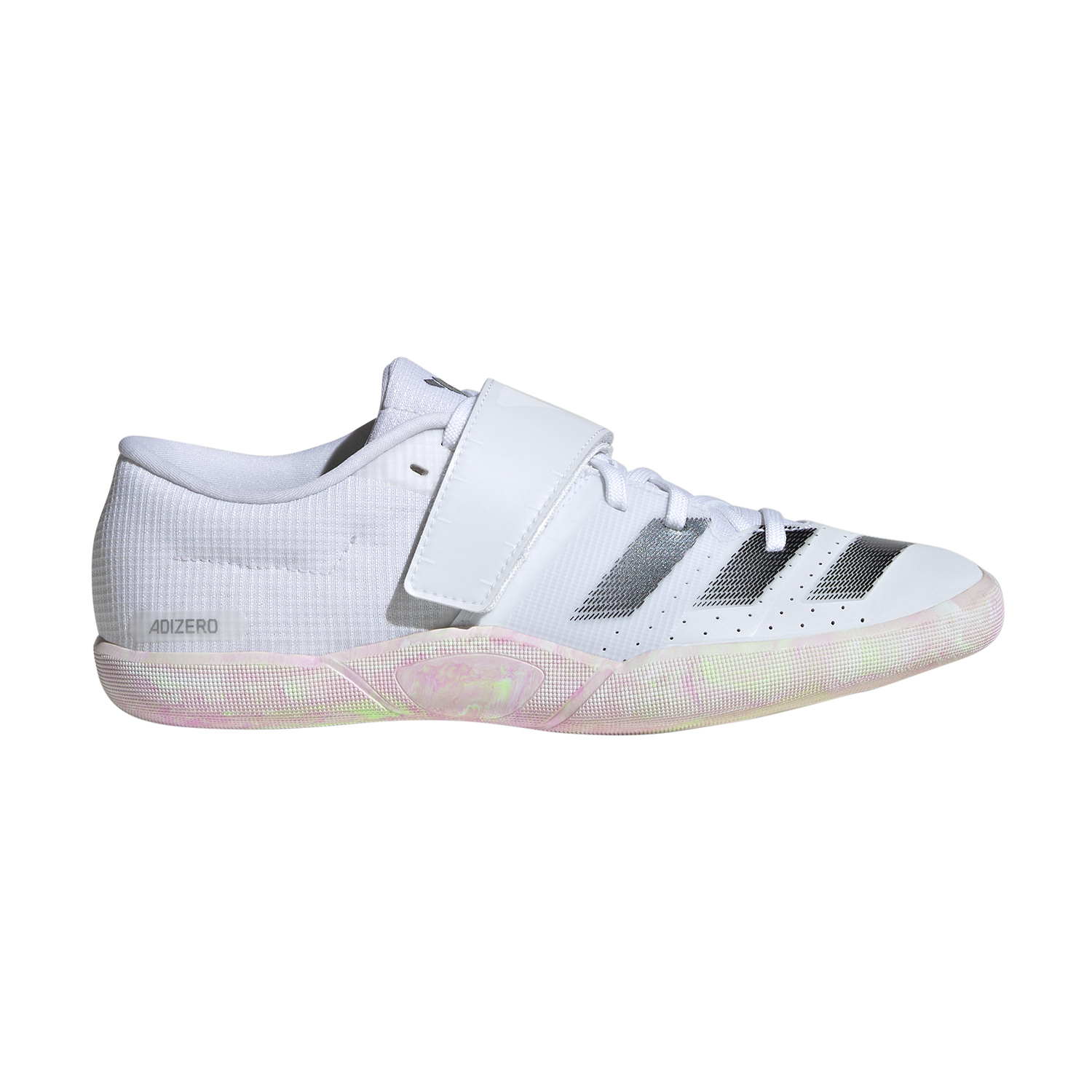 adidas adizero Throws - Cloud White/Core Black/Green Spark