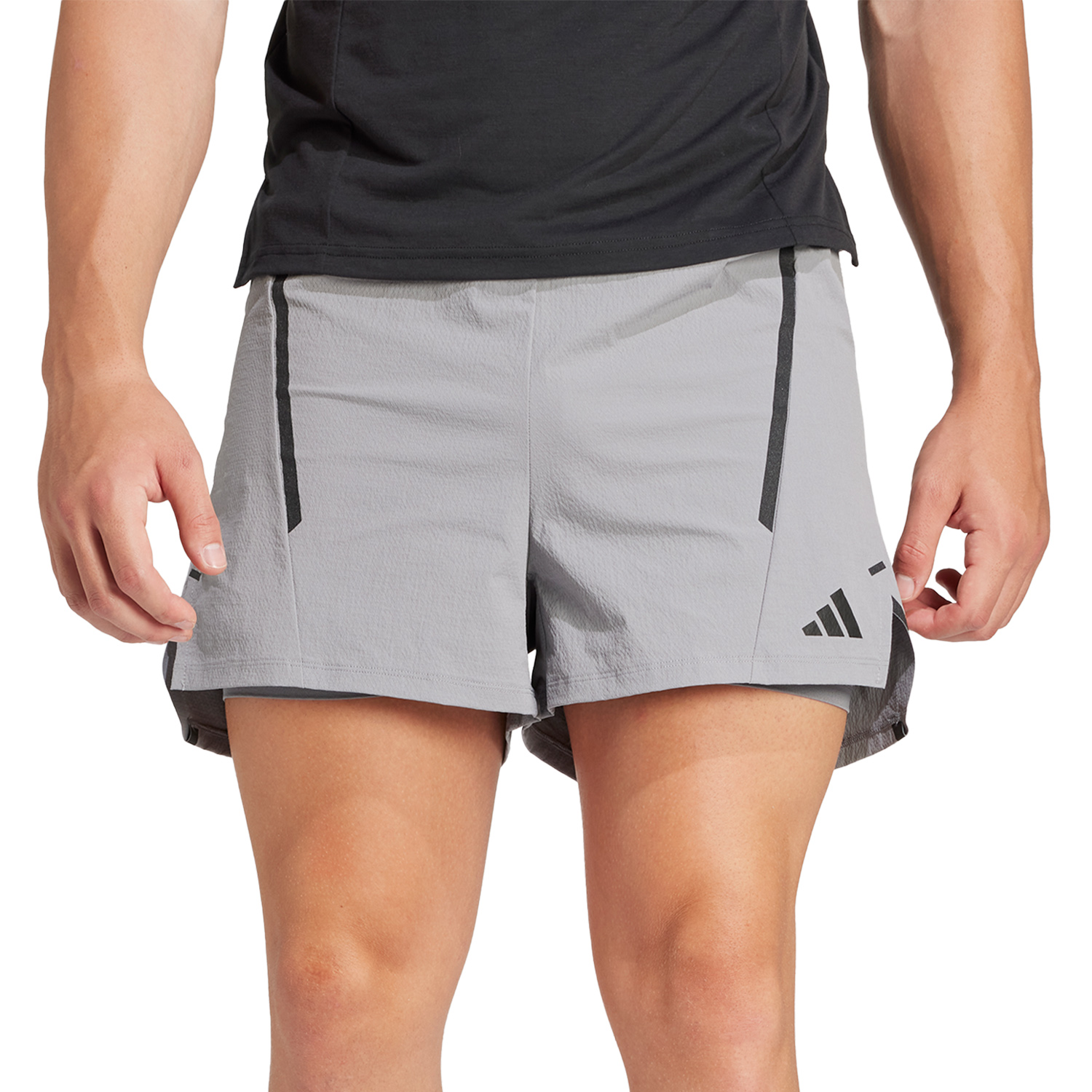 adidas D4T adistrong 3in Shorts - Grey Three/Black