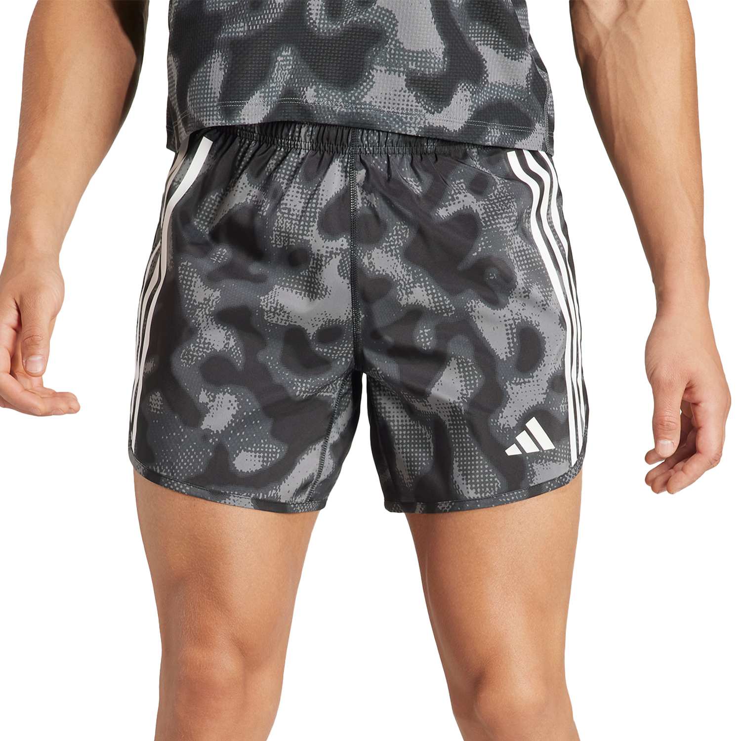 adidas Own The Run AEROREADY 5in Shorts - Grey Four/Grey Six/Carbon/Black