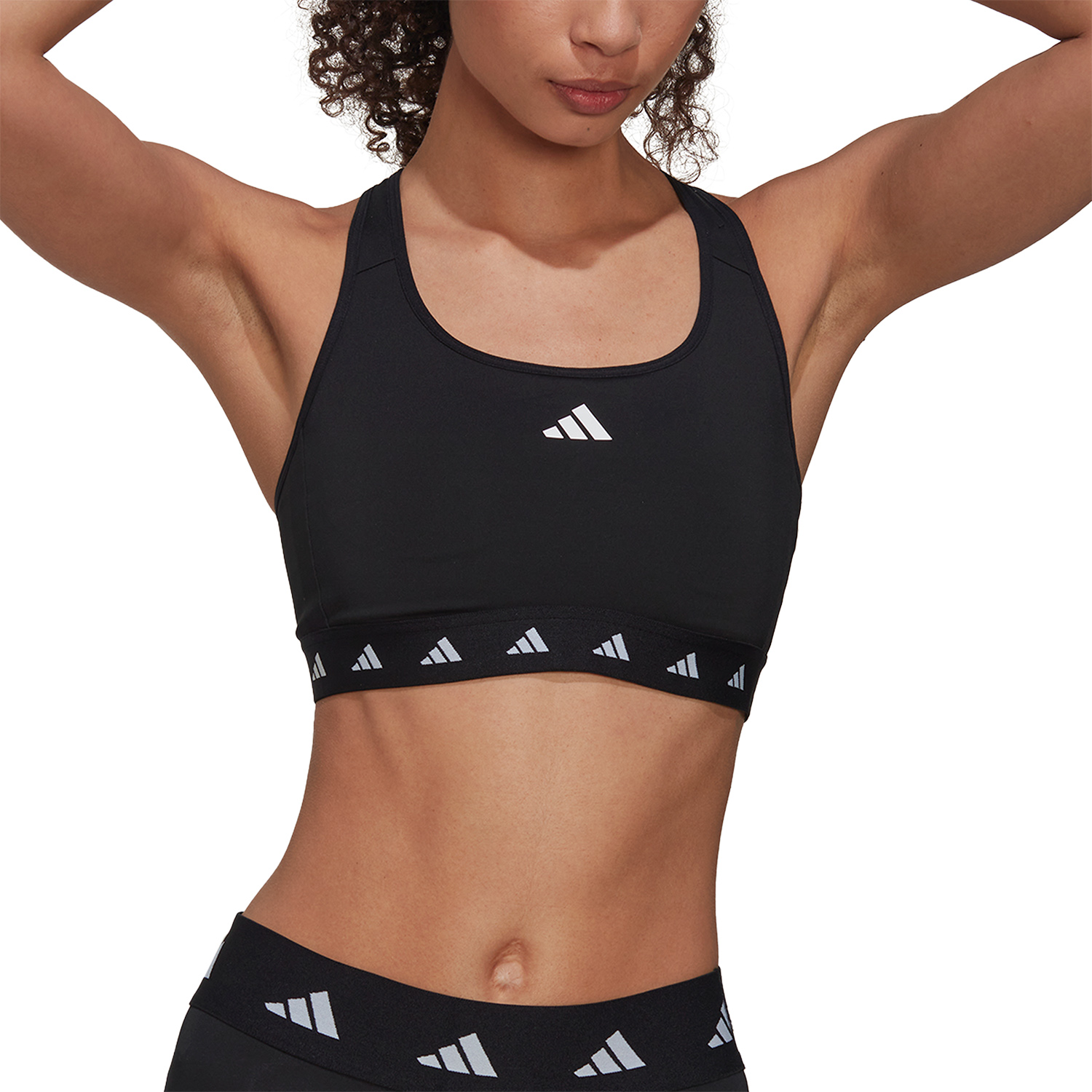 adidas Power Reggiseno Sportivo - Black