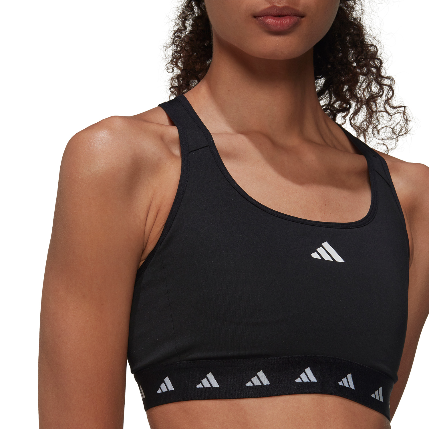 adidas Power Reggiseno Sportivo - Black