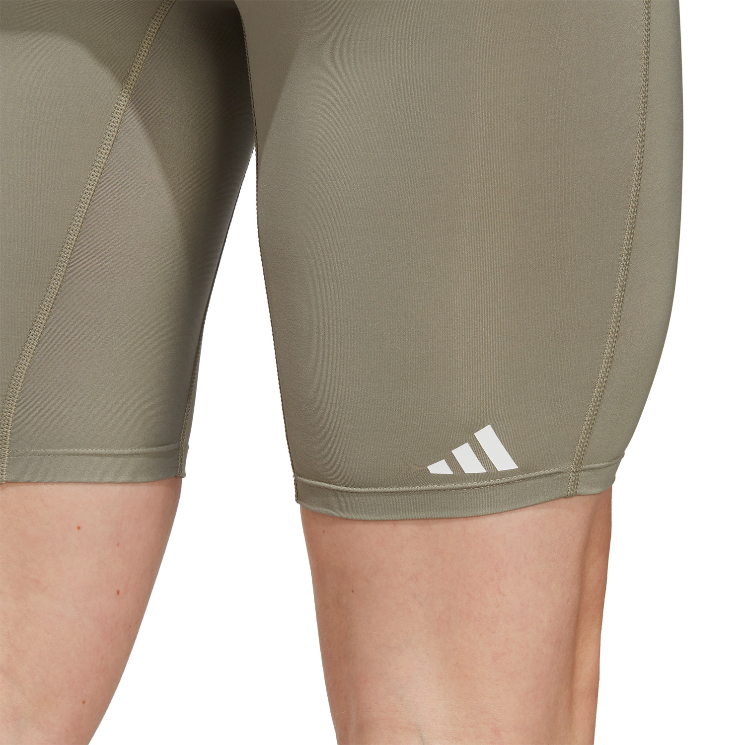 adidas TechFIT Short Tights - Silver Pebble