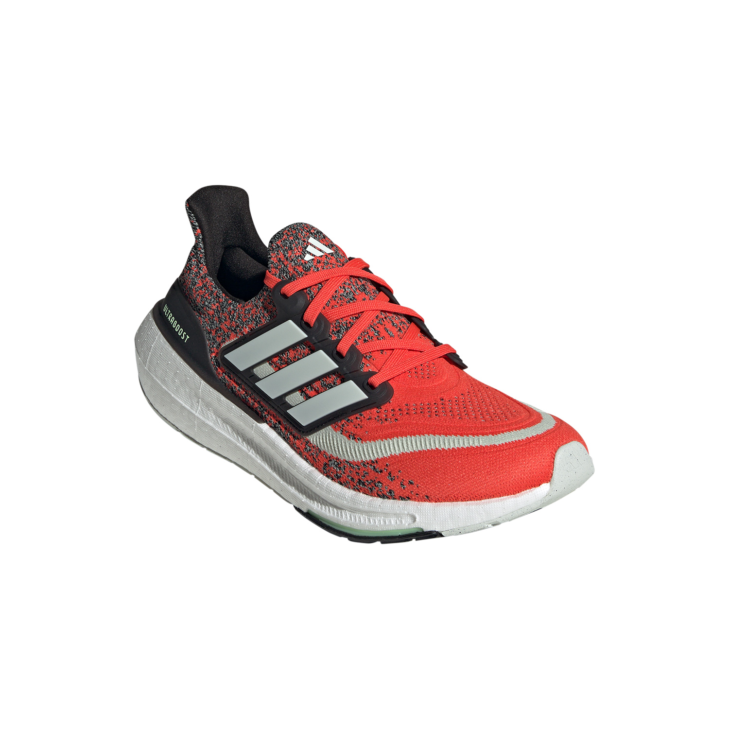 Ultra boost black red on sale green