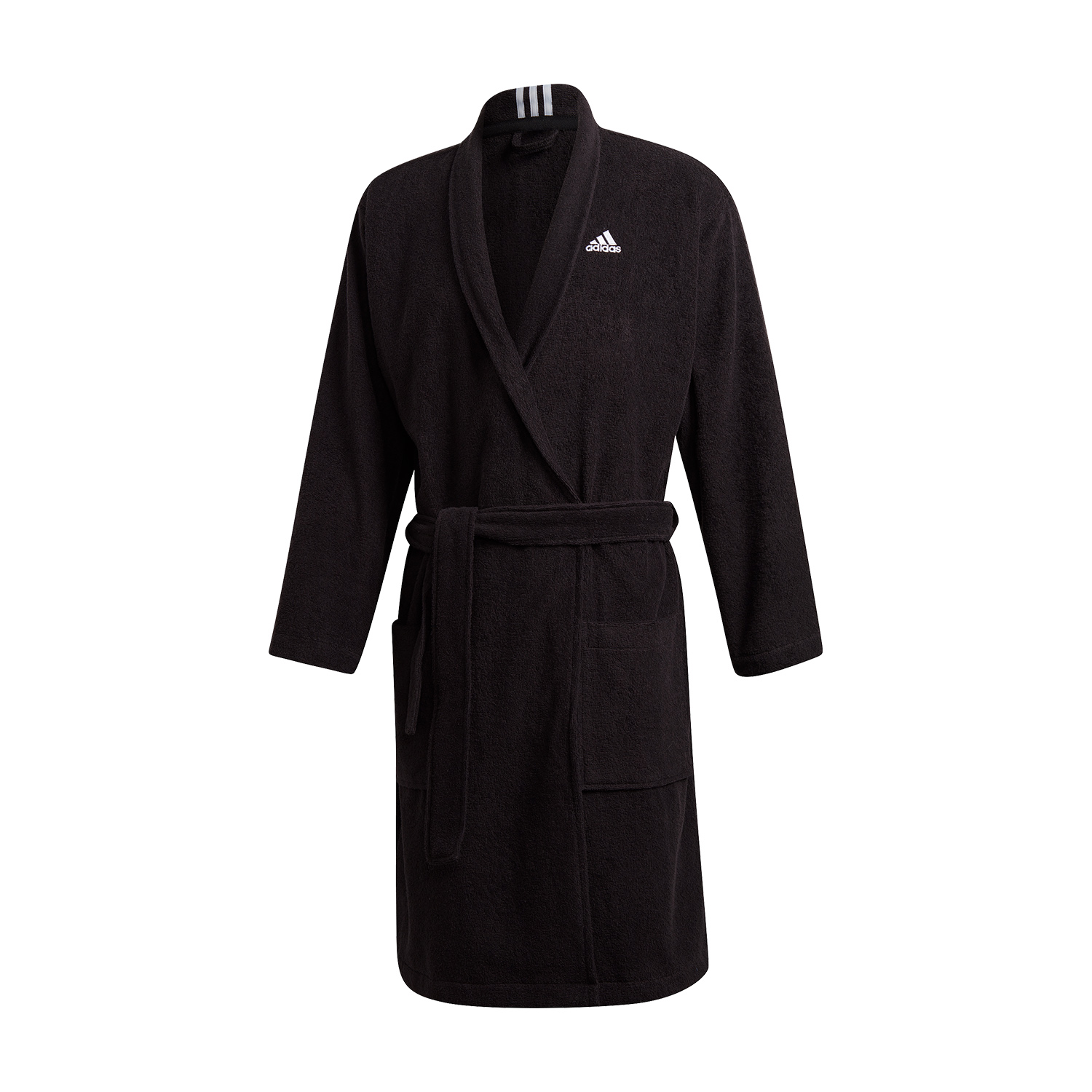 adidas Logo Bathrobe - Black