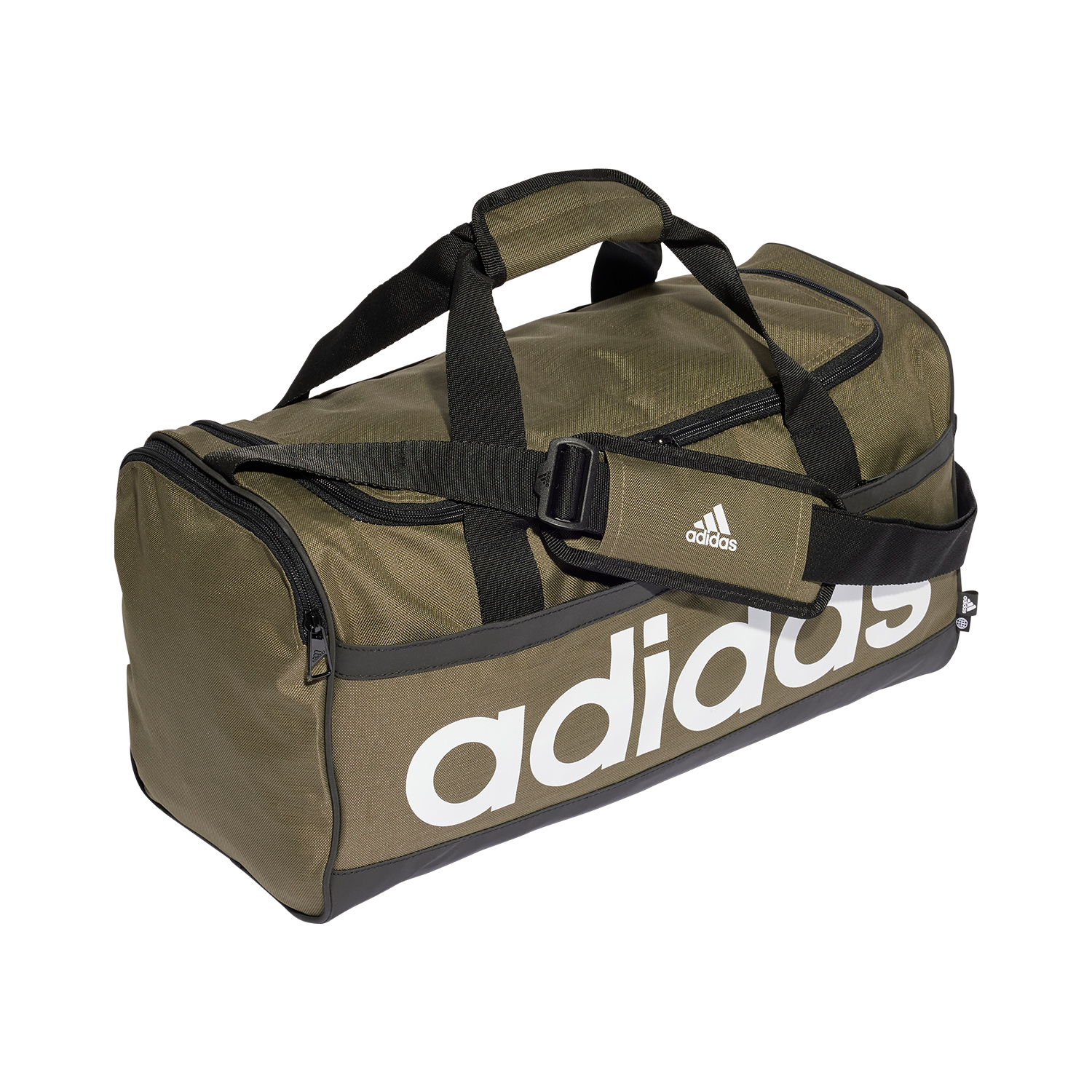 adidas Linear Bolso Medio - Olistr/Black/White