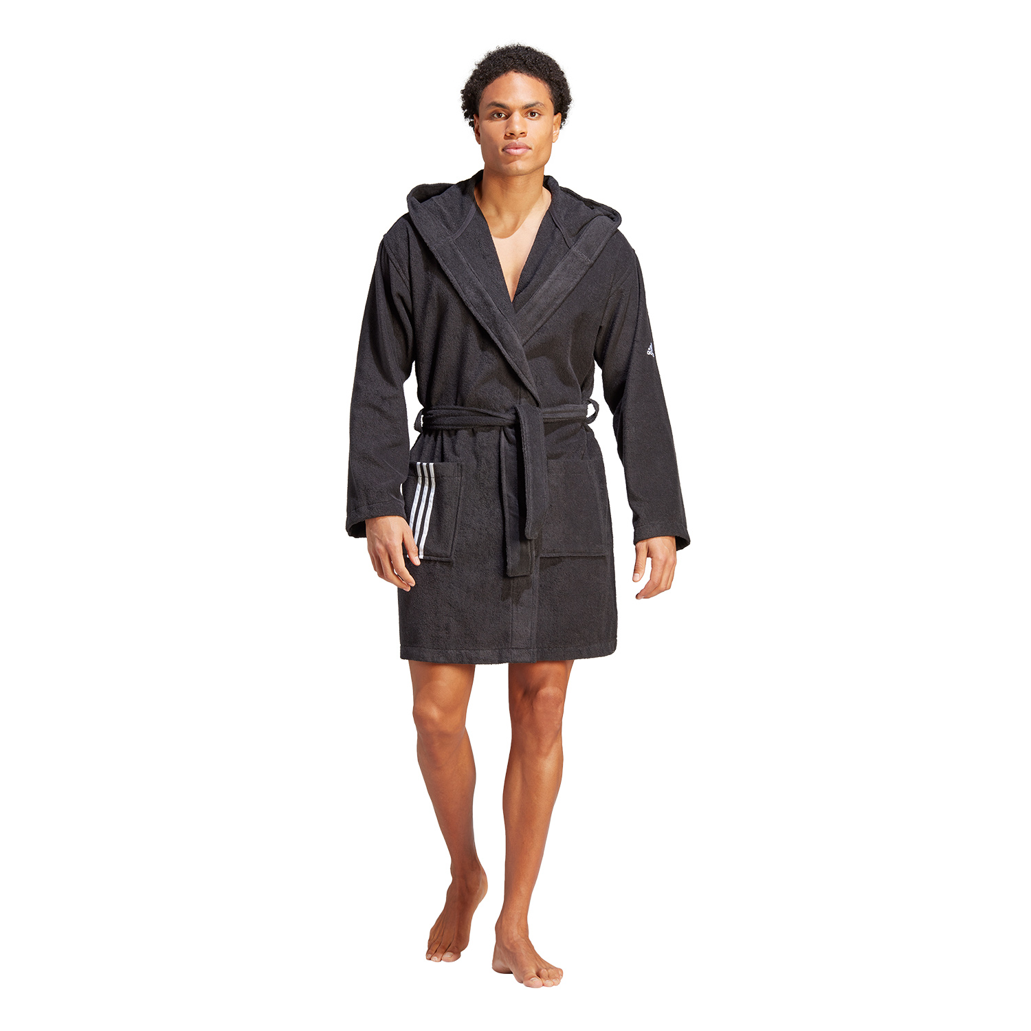 adidas Pro Men s Bathrobe Black