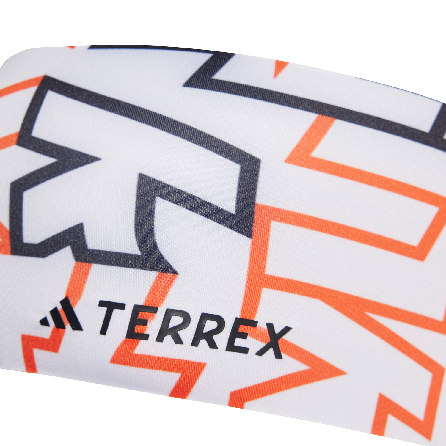 adidas Terrex AEROREADY Graphic Band - White/Semi Impact Orange/Black
