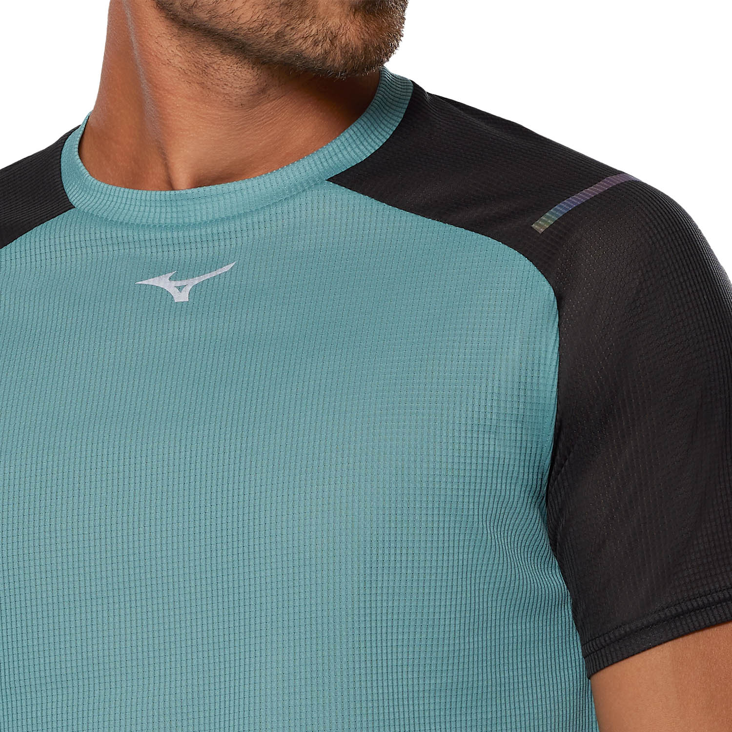 Mizuno Dryaeroflow Pro Camiseta - Mineral Blue/Black