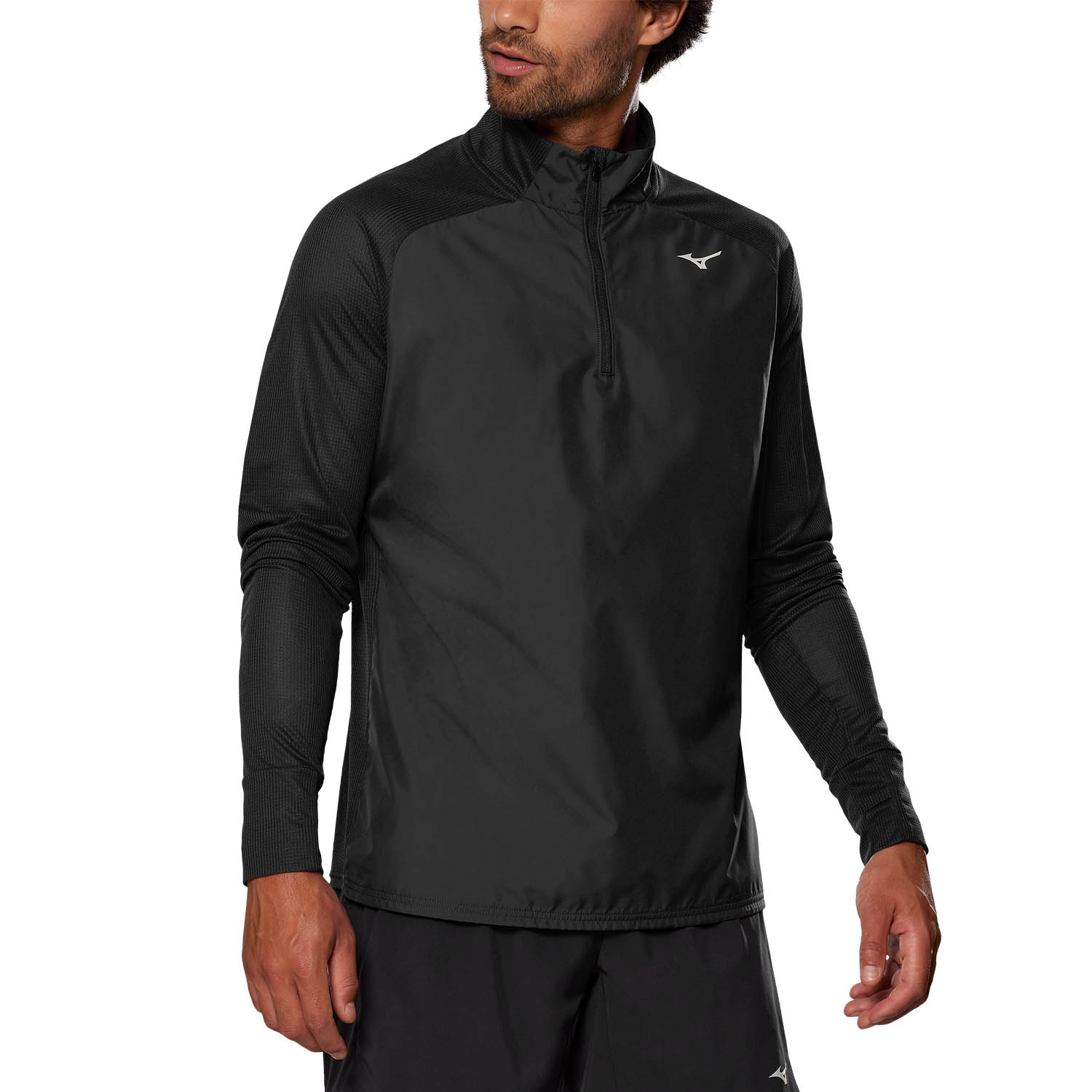 Mizuno Hybrid Maglia - Black