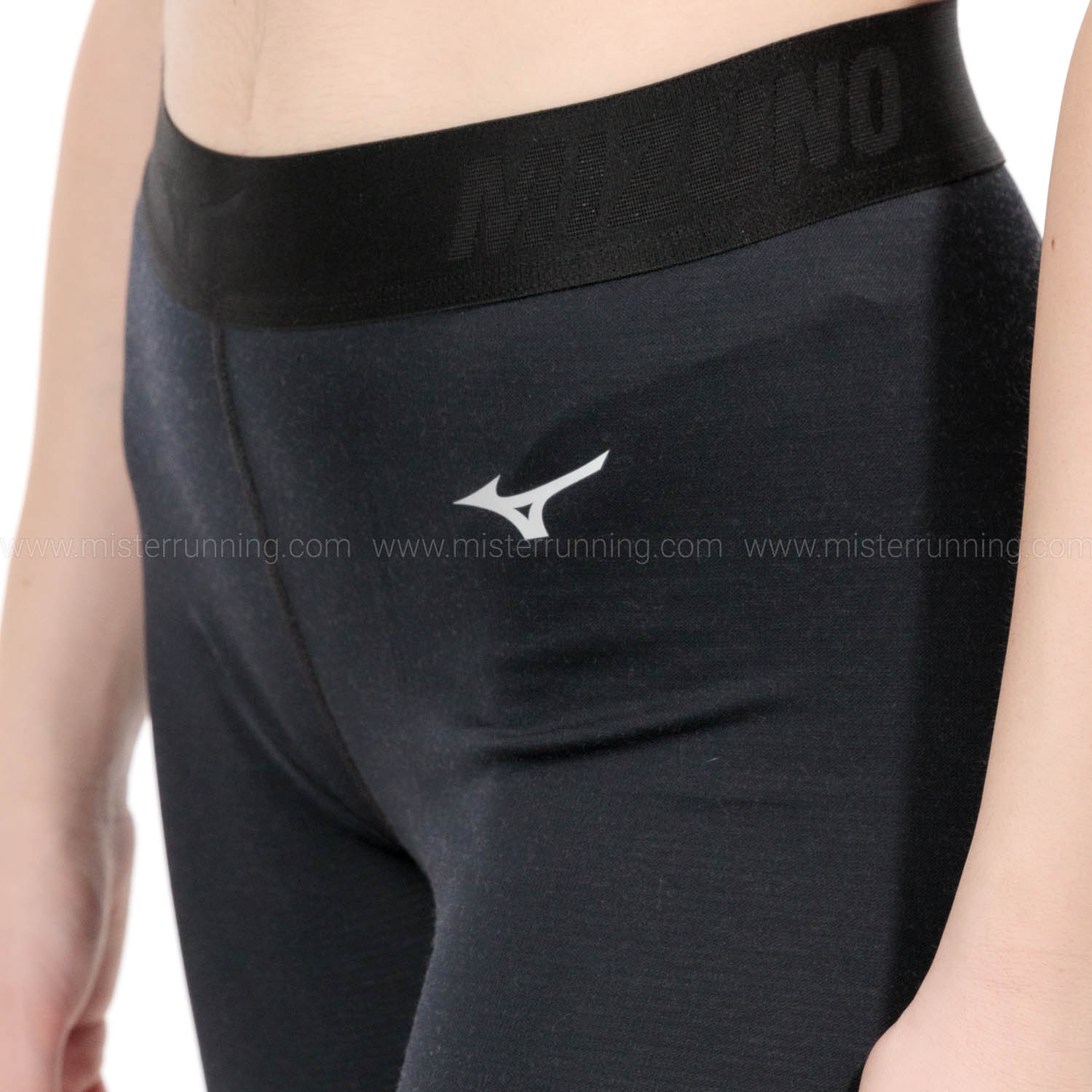 Mizuno Mid Weight Tights - Black