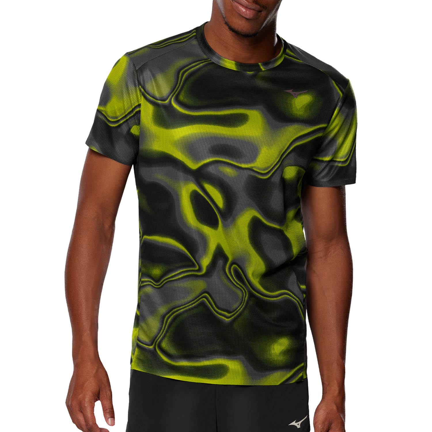 Mizuno Premium Aero T-Shirt - Evening Primrose/Stormy Weather