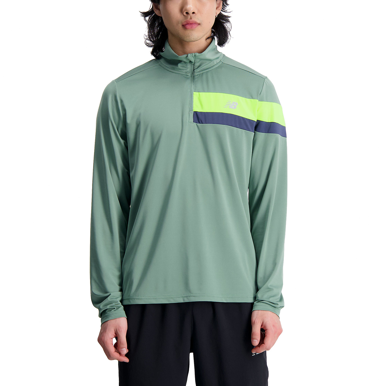 New Balance Accelerate Camisa - Dark Juniper