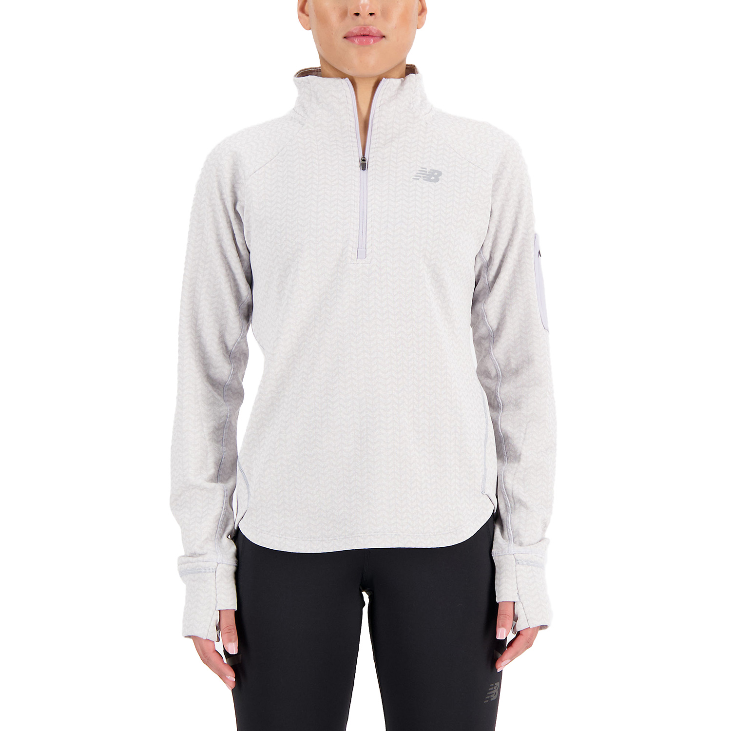 New Balance Heat Camisa - Grey Violet Heather