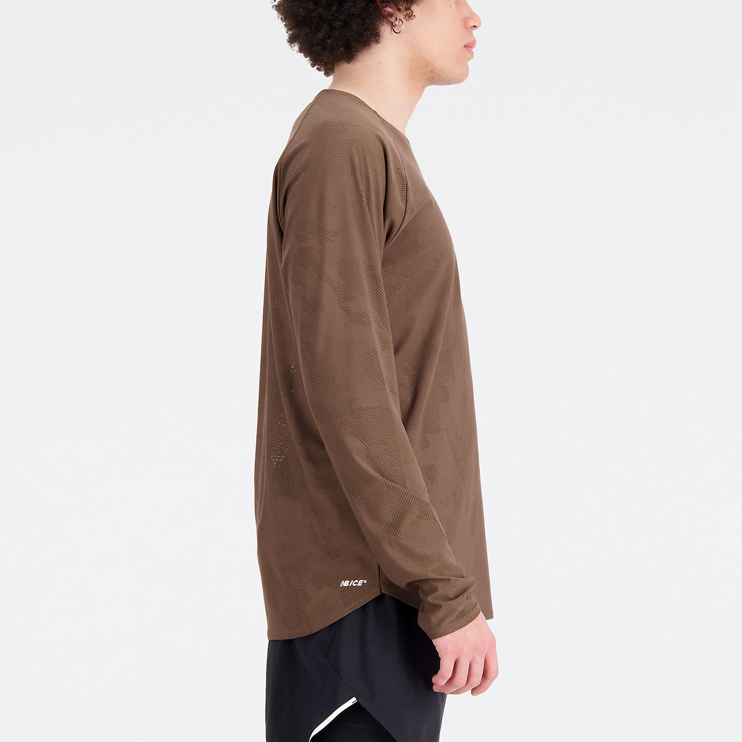 New Balance Q Speed Jacquard Camisa - Dark Mushroom