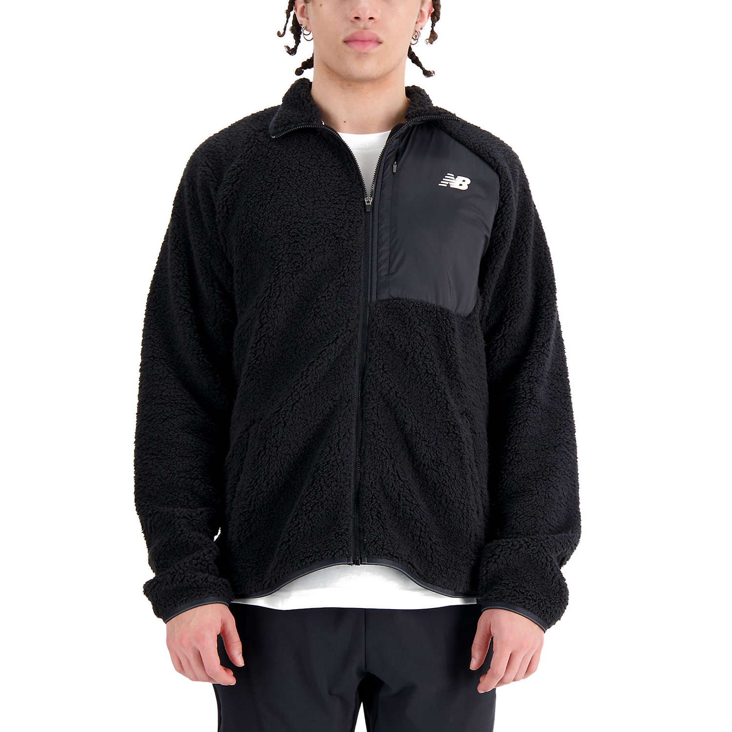 New Balance Speed Sherpa Jacket - Black