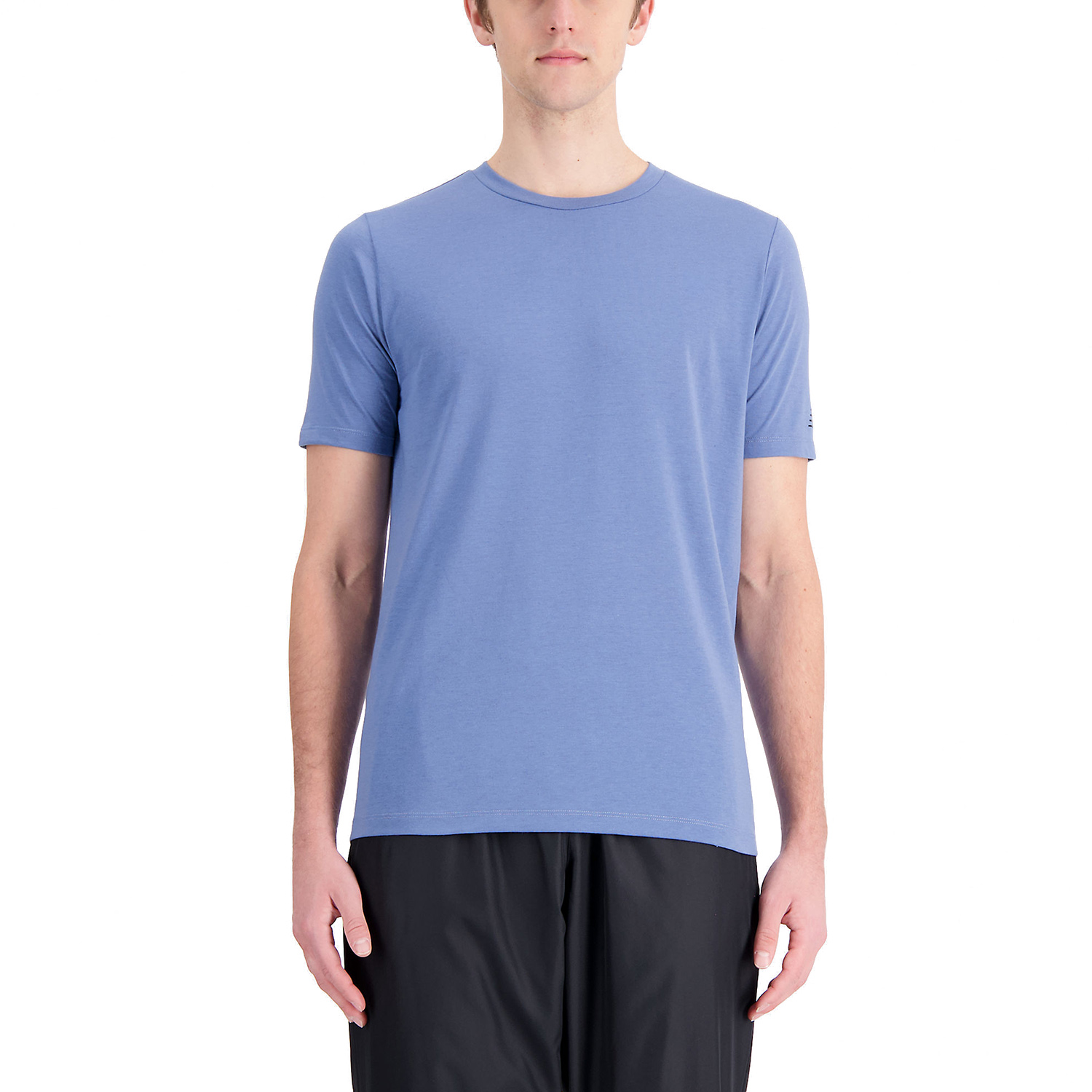 New Balance Tenacity Heathertech Graphic T-Shirt - Mercury Blue