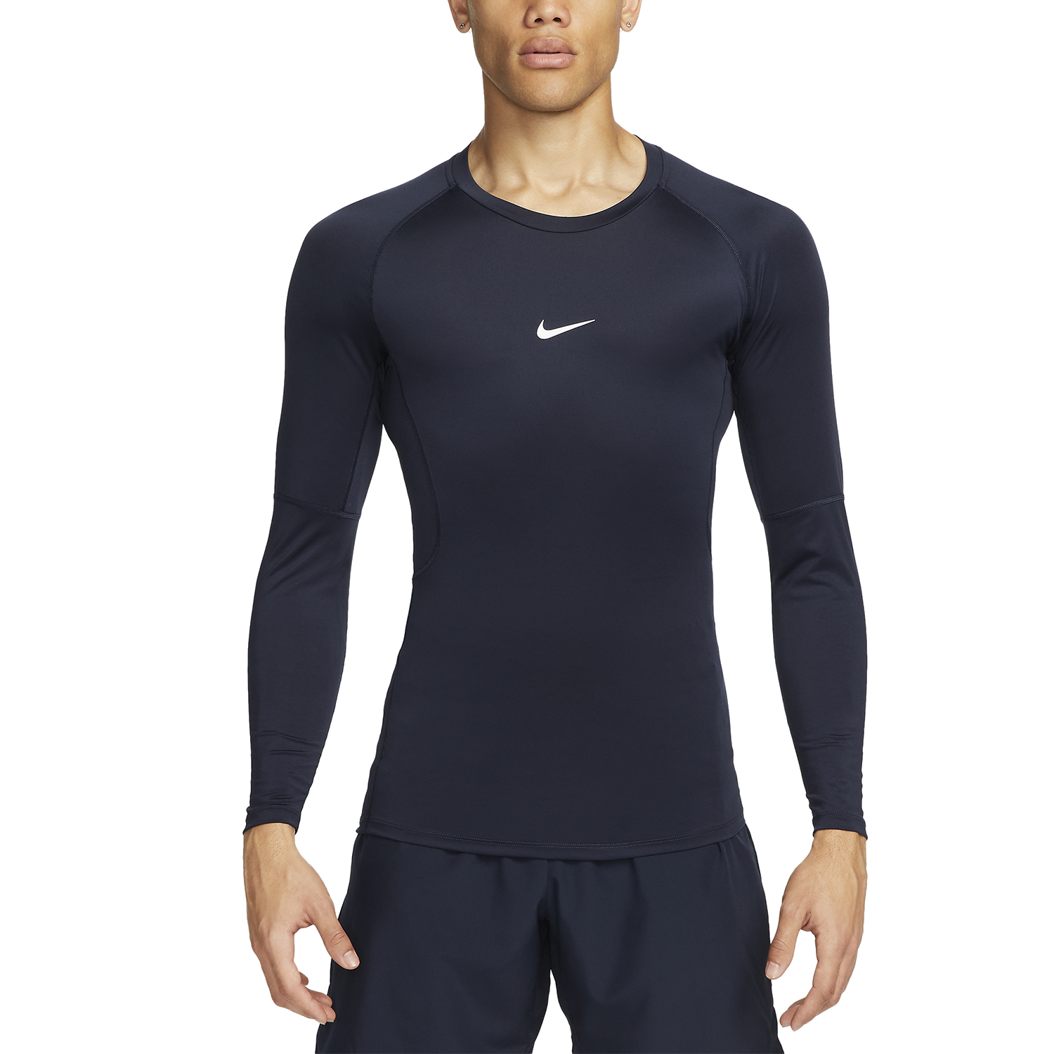 Nike Dri-FIT Logo Maglia - Obsidian/White