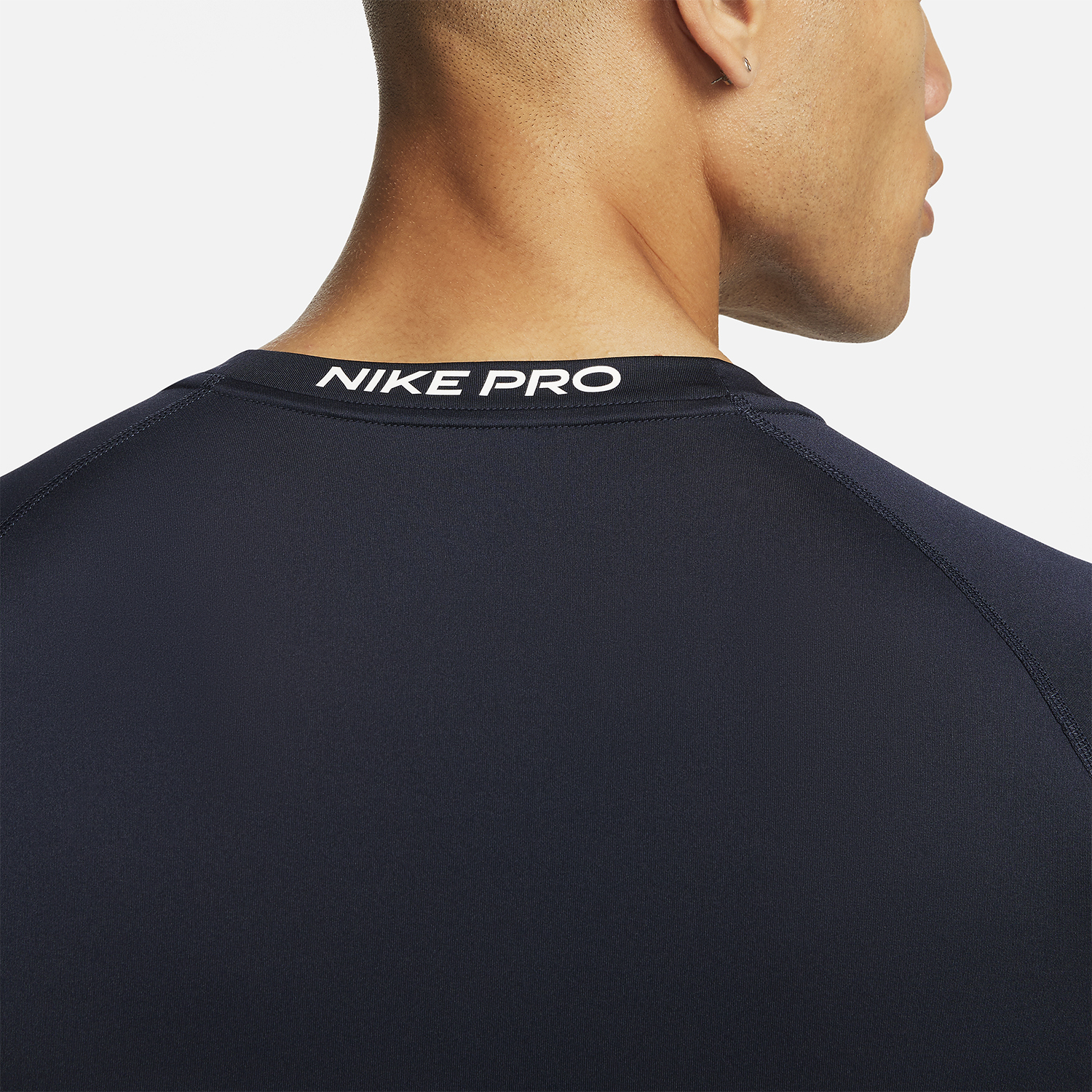 Nike Dri-FIT Logo Camisa - Obsidian/White