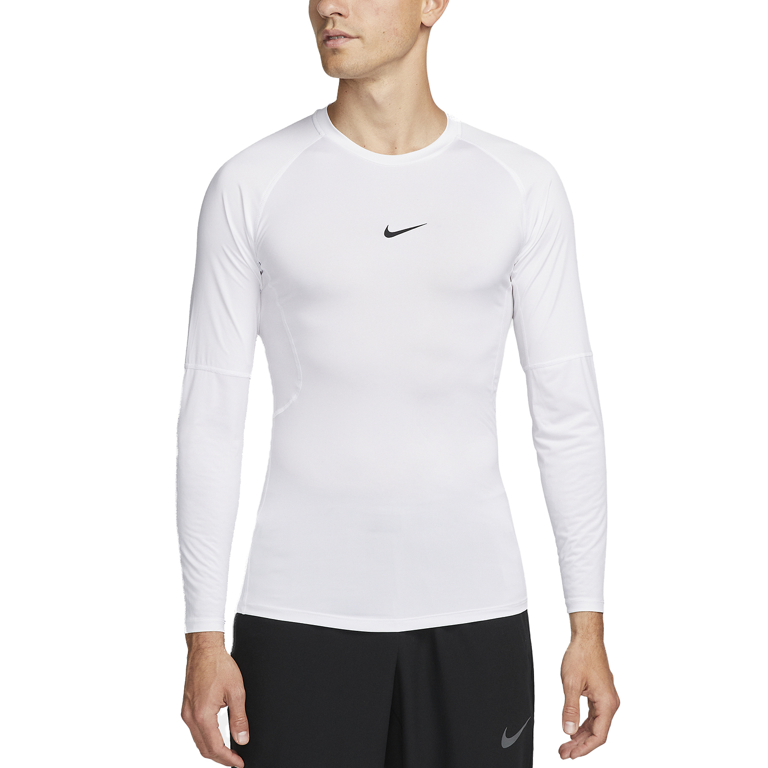 Nike Dri-FIT Logo Shirt - White/Black