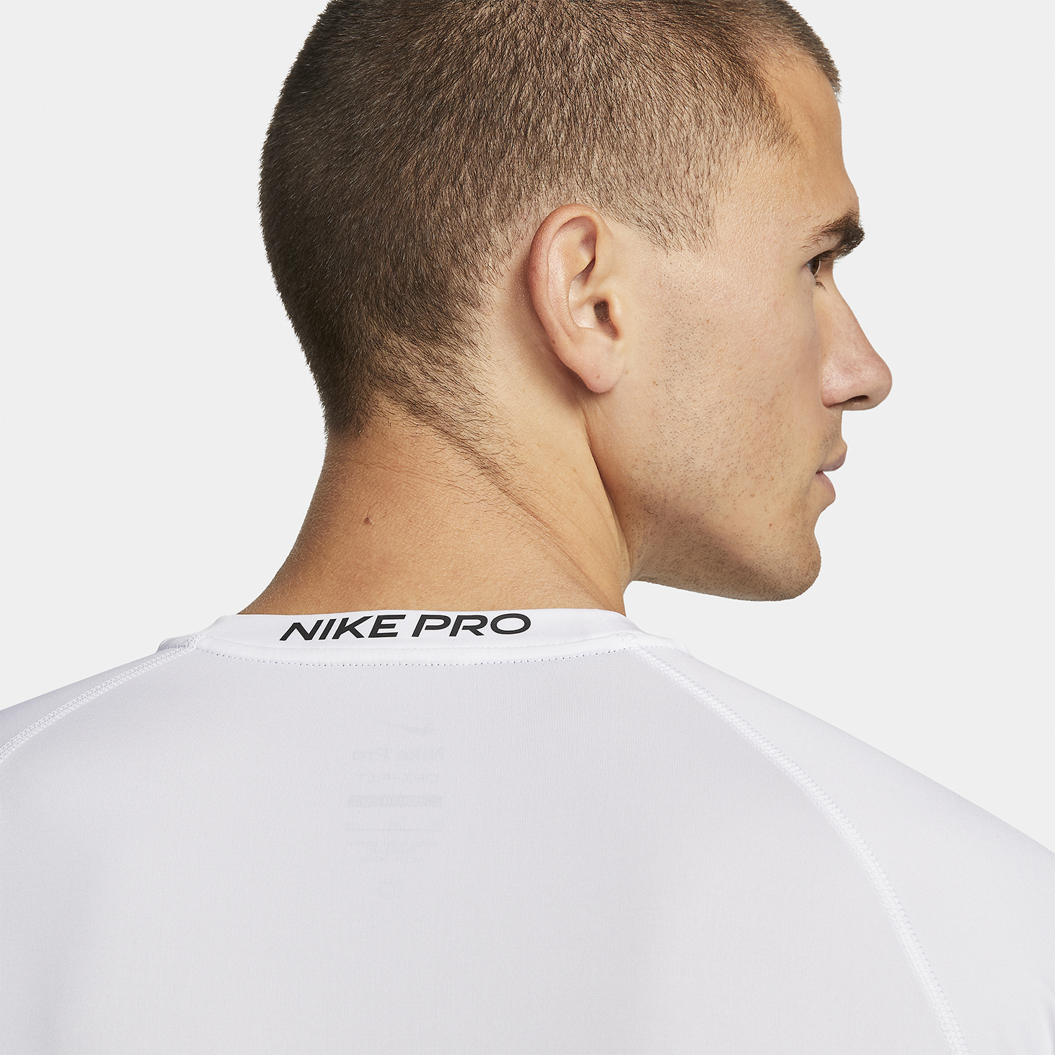 Nike Dri-FIT Logo Camisa - White/Black