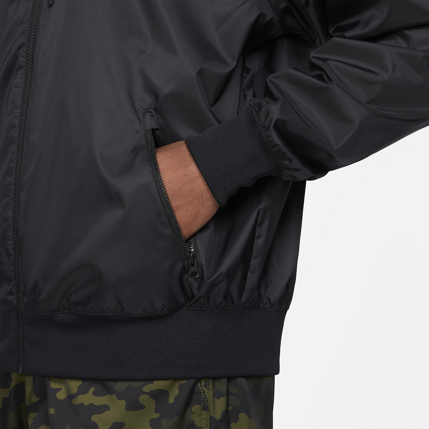 Nike Heritage Essentials Windrunner Chaqueta - Black/White