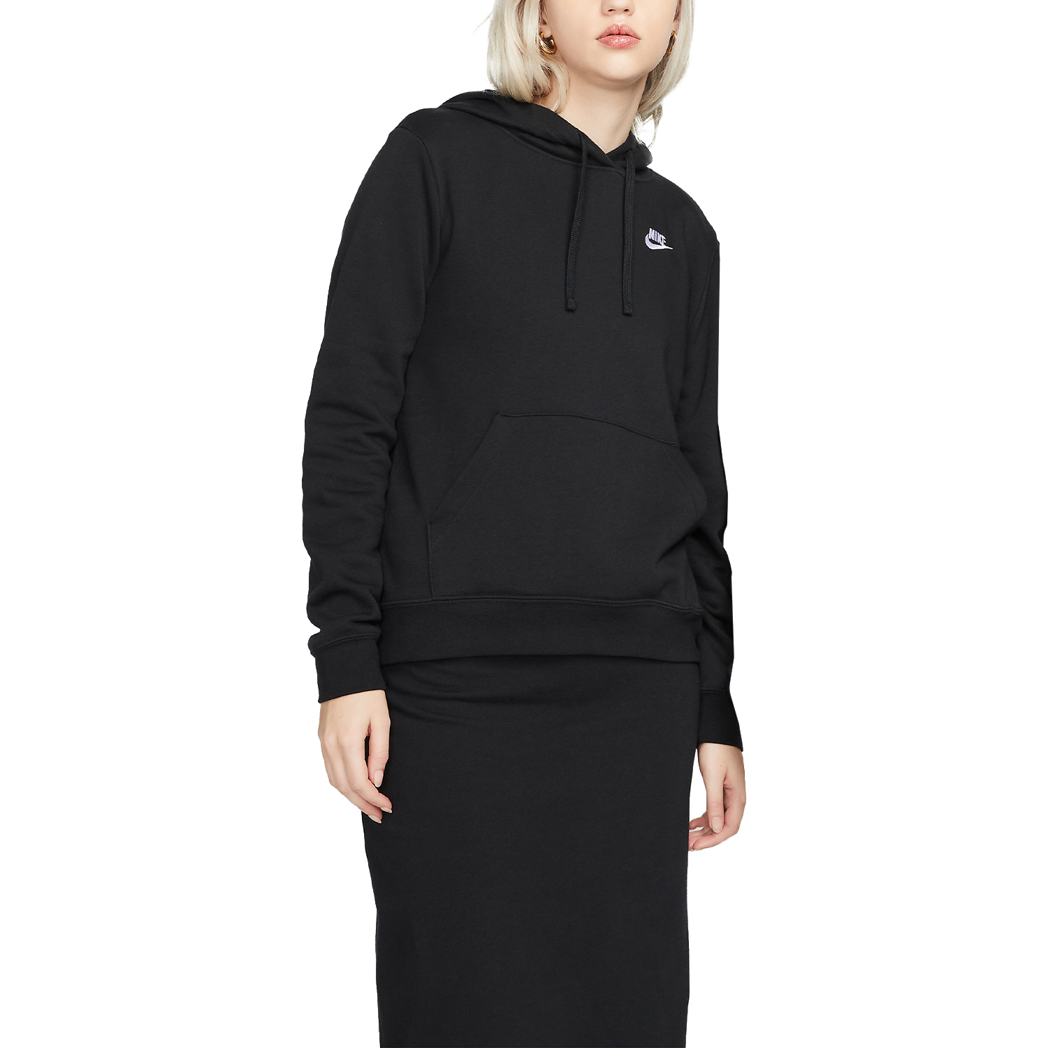 Nike Club Sudadera - Black/White