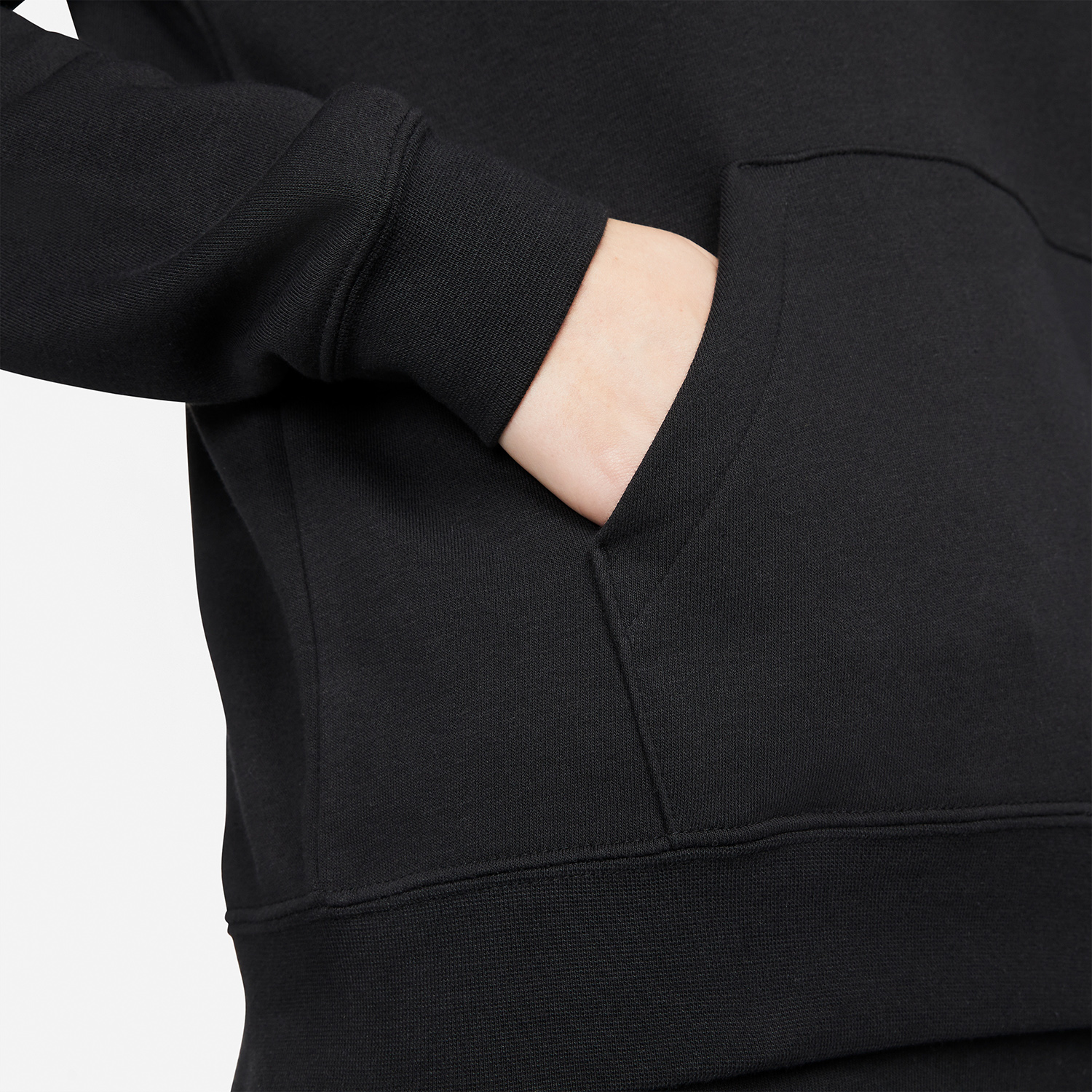 Nike Club Hoodie - Black/White