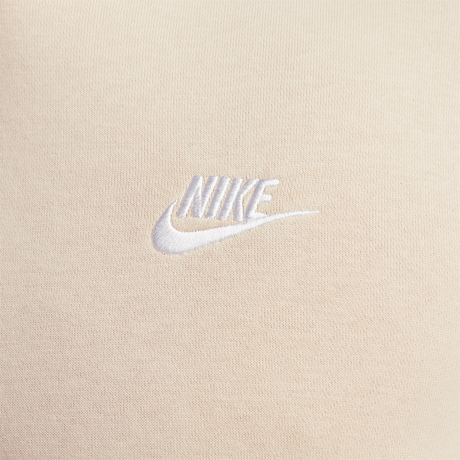 Nike Club Felpa - Sanddrift/White