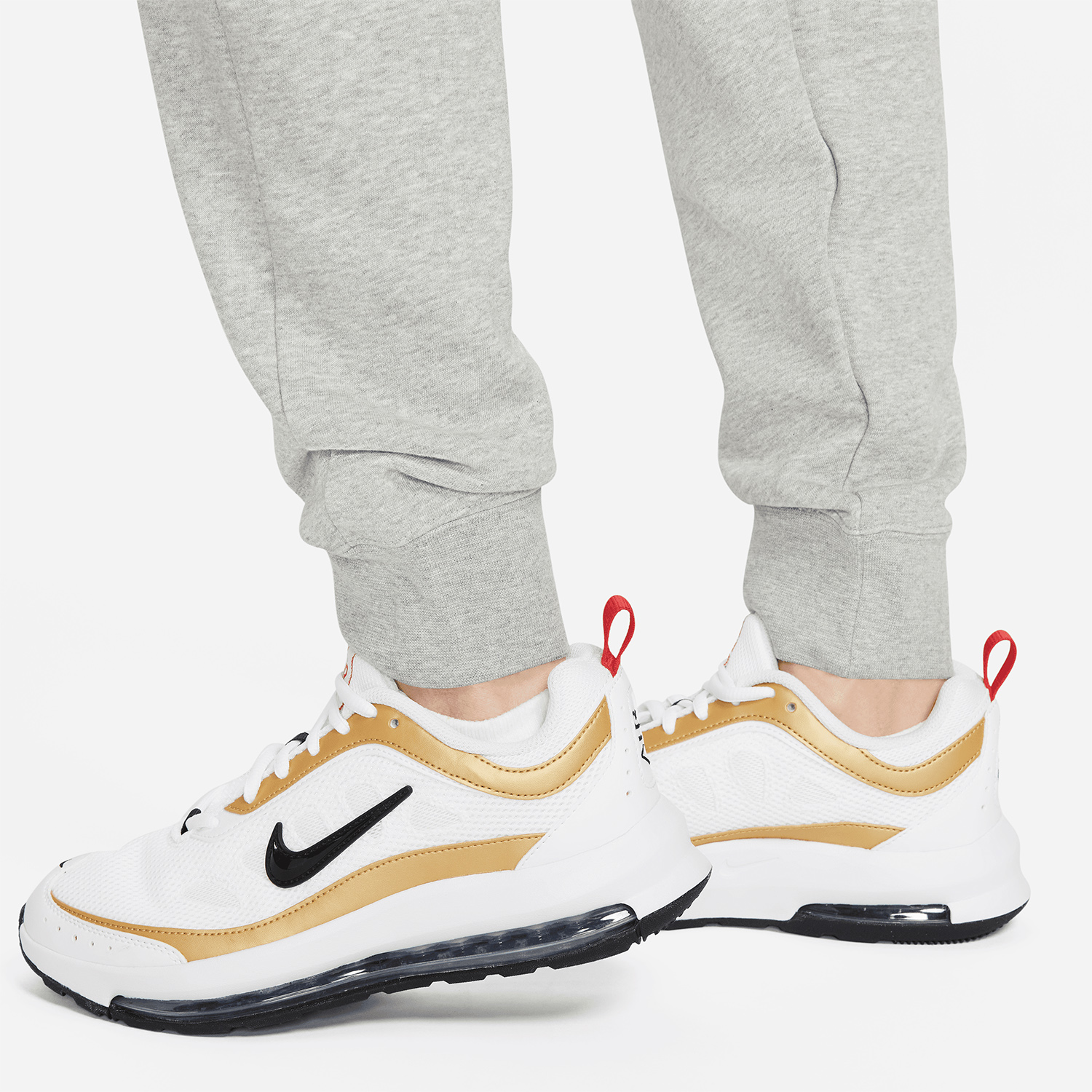 Nike Club Pantalones - Dark Grey Heather/White