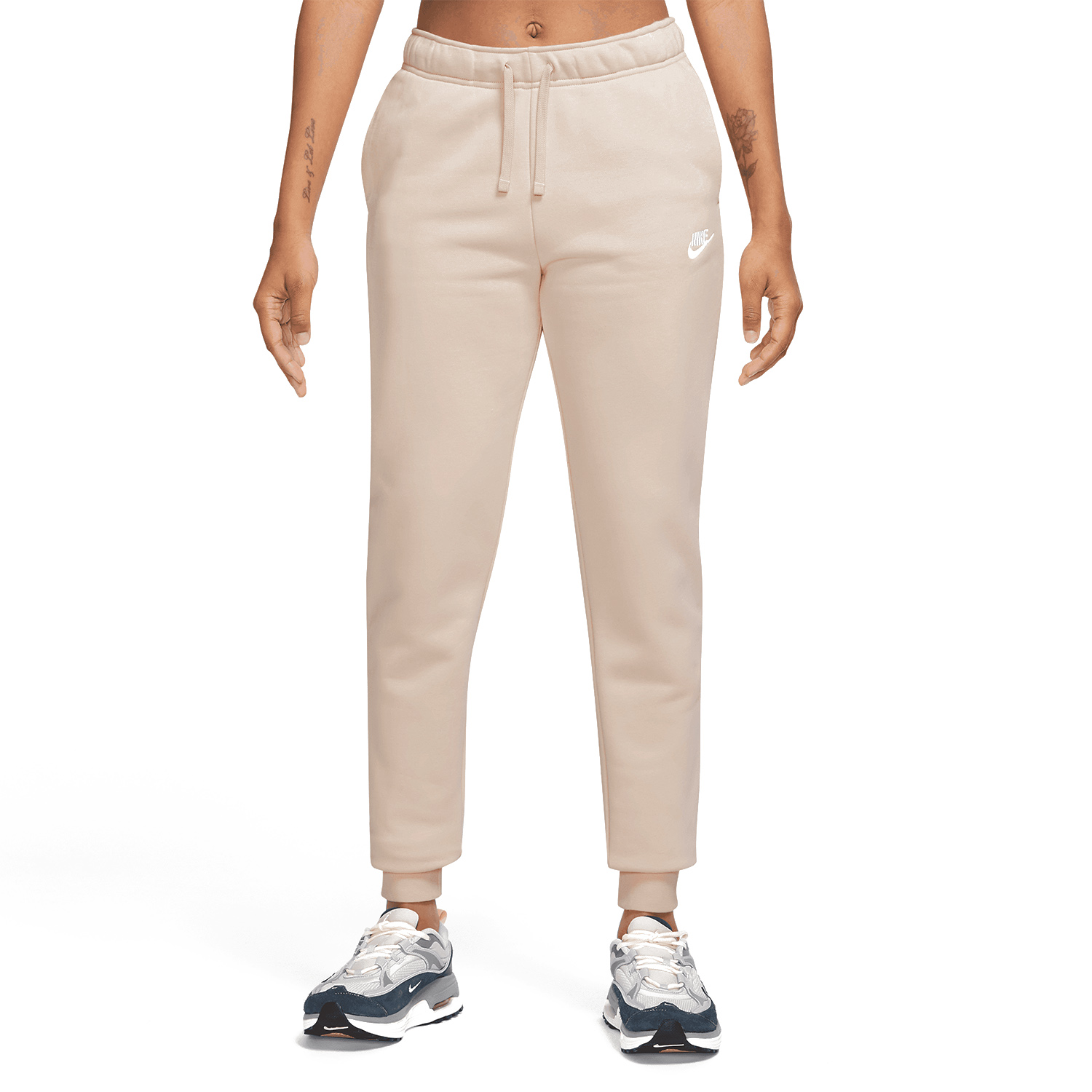 Nike Club Pants - Sanddrift/White