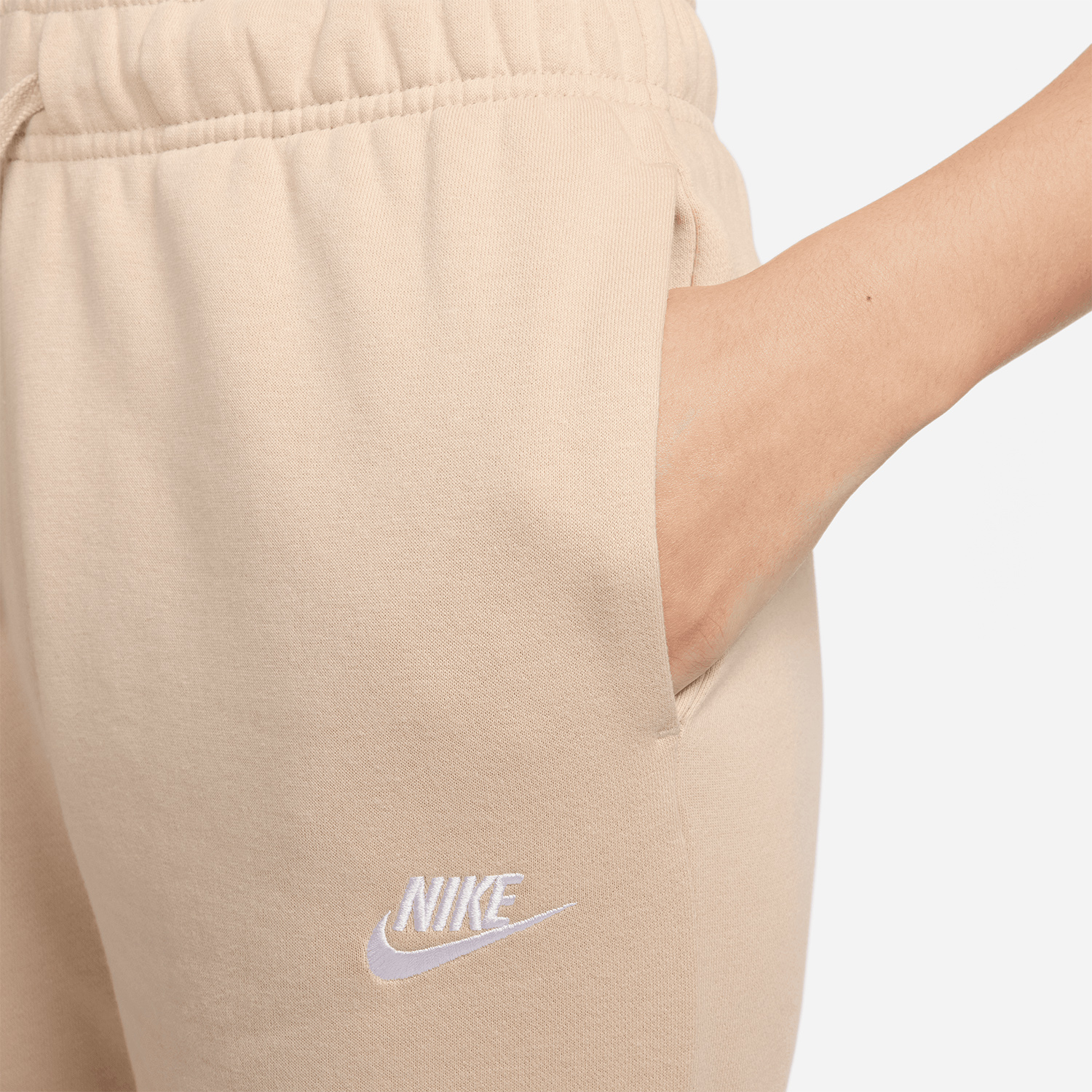 Nike Club Pantalones - Sanddrift/White