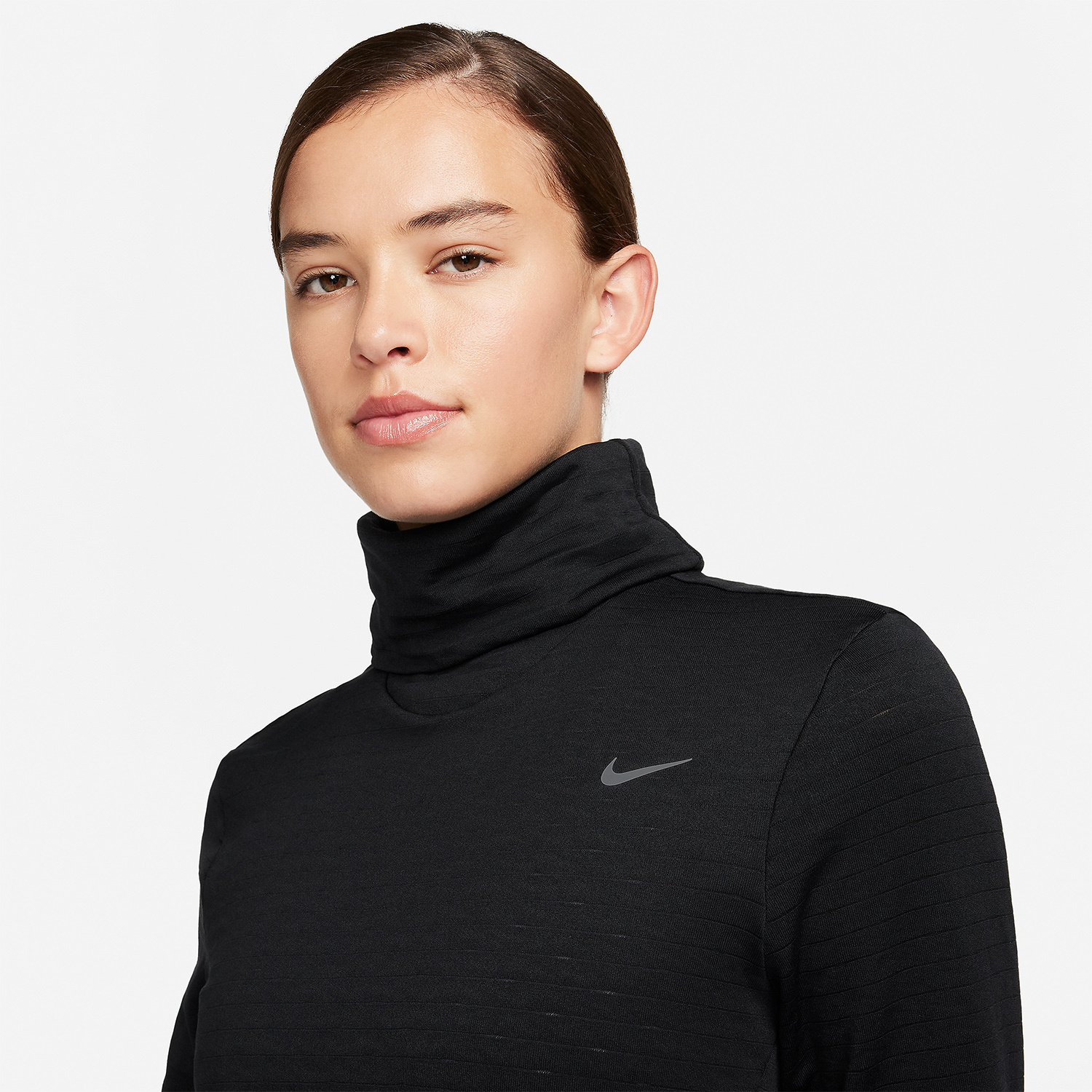 Nike Therma-FIT Element Swift Shirt - Black/Reflective Silver