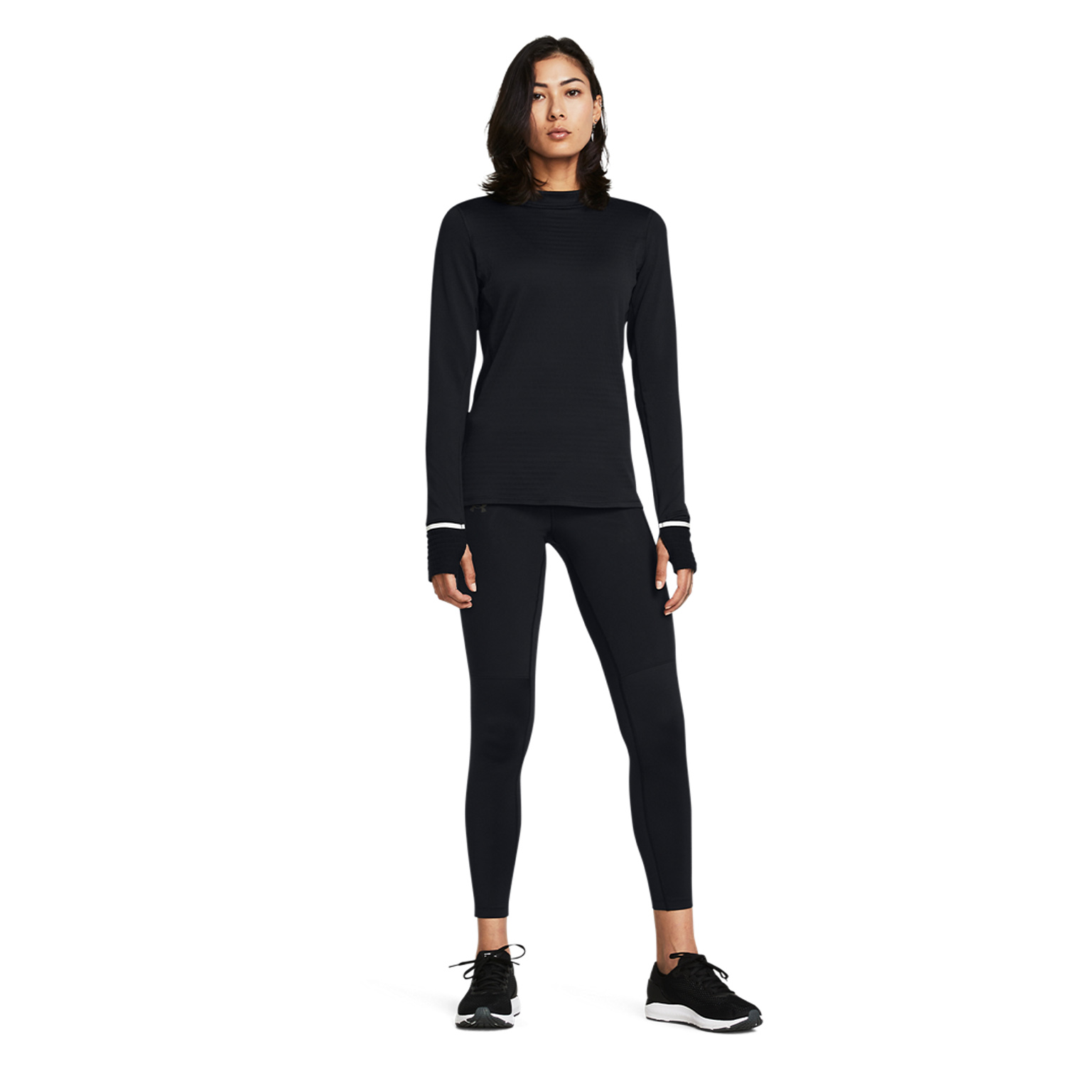 Under Armour Qualifier Cold Camisa - Black/Reflective