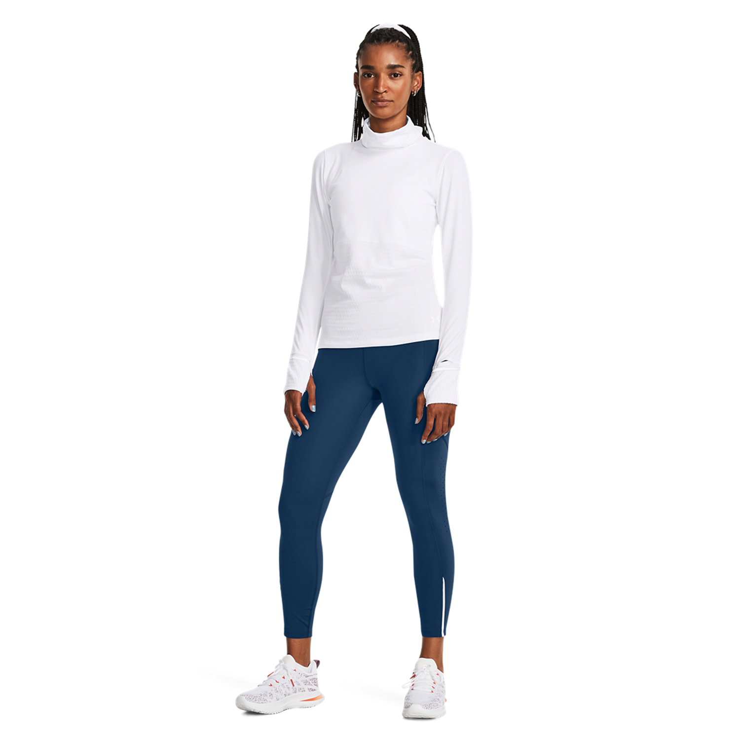 Under Armour Qualifier Cold Maglia - White/Reflective