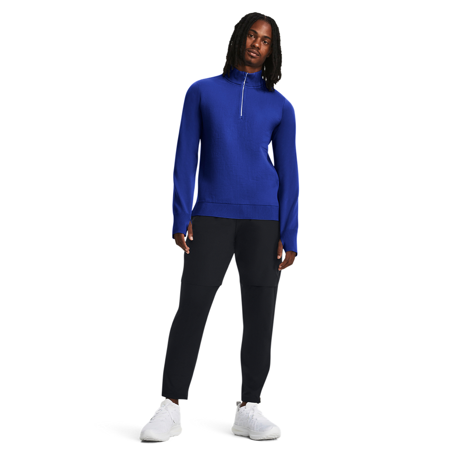 Under Armour Qualifier Elite Pantaloni - Black/Team Royal/Reflective