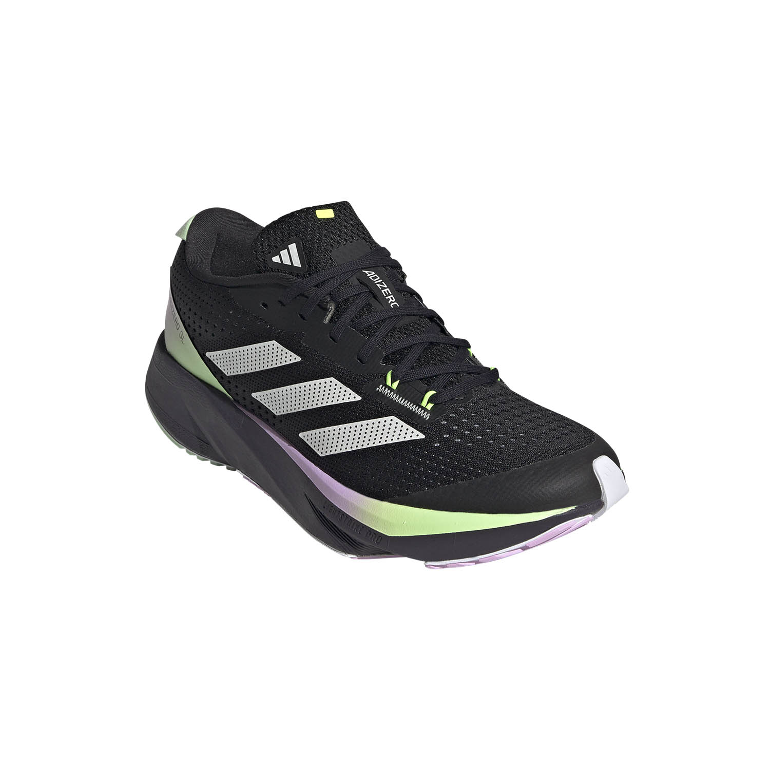 adidas adizero SL - Core Black/Zero Metallic/Green Spark