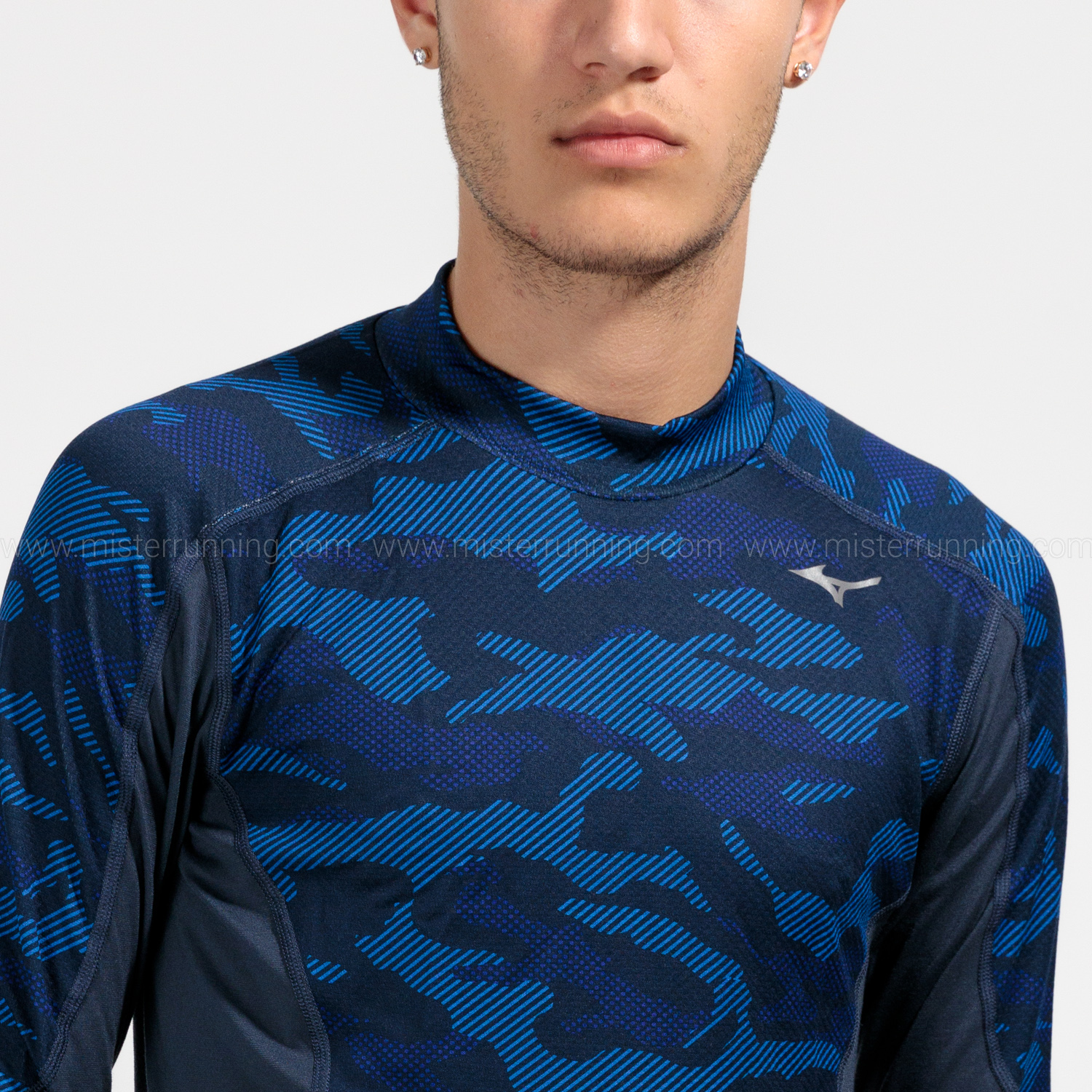 Mizuno Virtual Body G3 Camo Maglia - Surf Blue