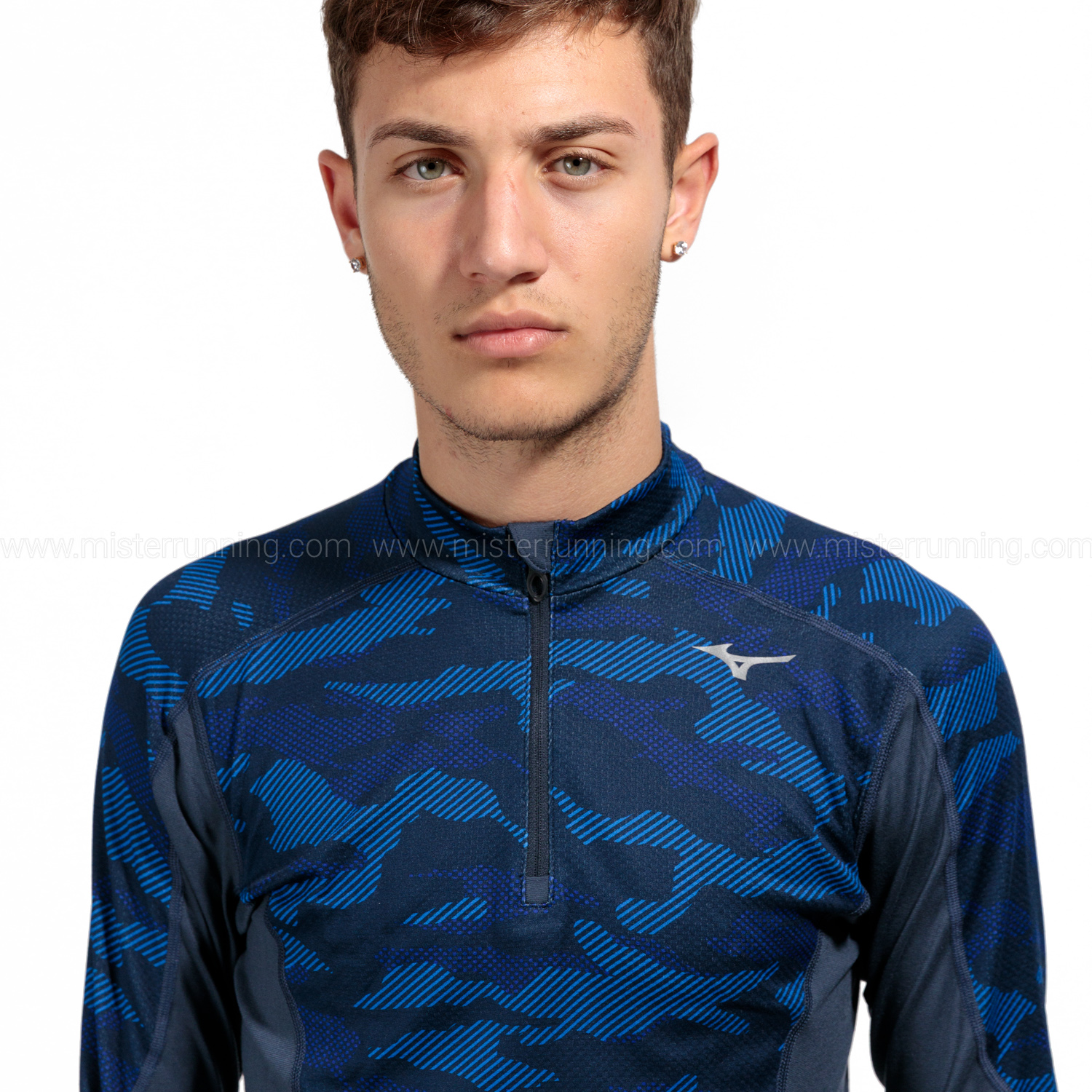 Mizuno Virtual G3 Camo Maglia - Surf Blue